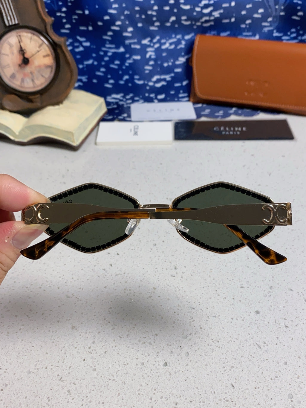 Celine Fashion Gray Lens Sunglasses for Men & Women - 449246 - detail image 5