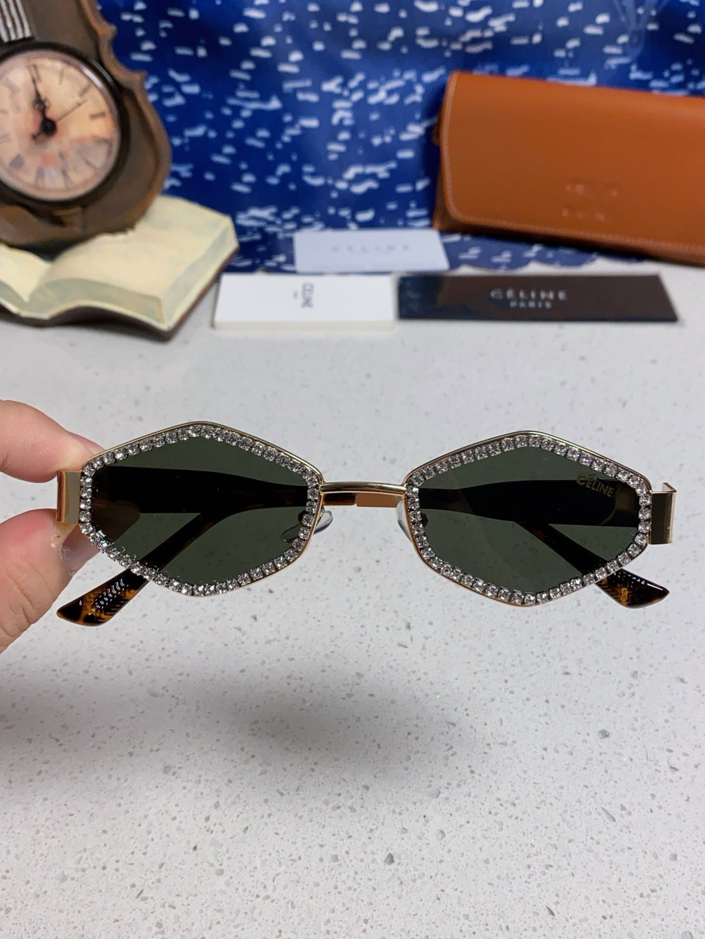 Celine Fashion Gray Lens Sunglasses for Men & Women - 449246 - detail image 4