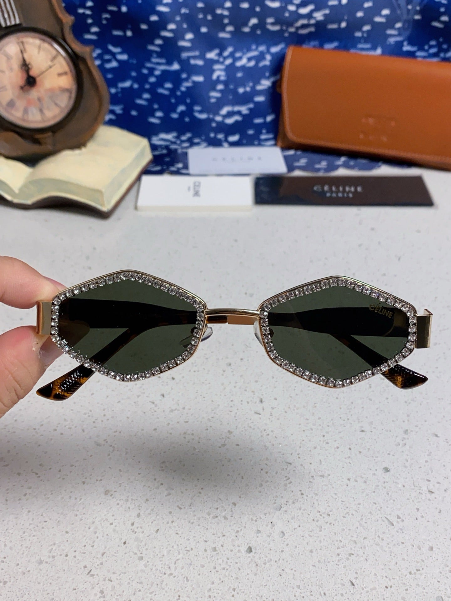 Celine Fashion Gray Lens Sunglasses for Men & Women - 449246 - detail image 4