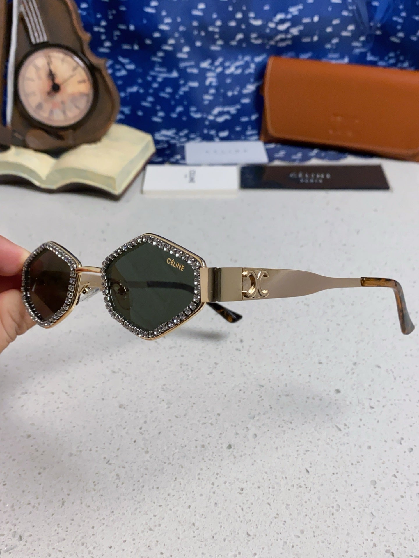 Celine Fashion Gray Lens Sunglasses for Men & Women - 415612 - detail image 6
