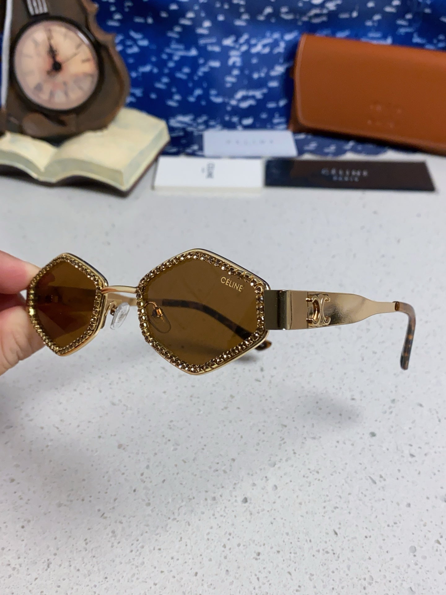 Celine Fashion Brown Lens Sunglasses for Men & Women - 415613 - detail image 6