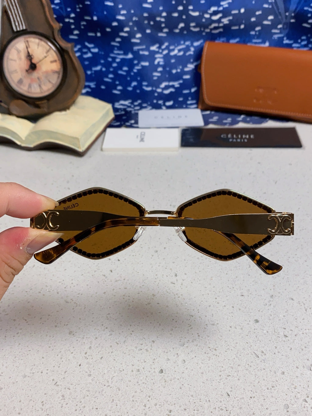 Celine Fashion Brown Lens Sunglasses for Men & Women - 449247 - detail image 5