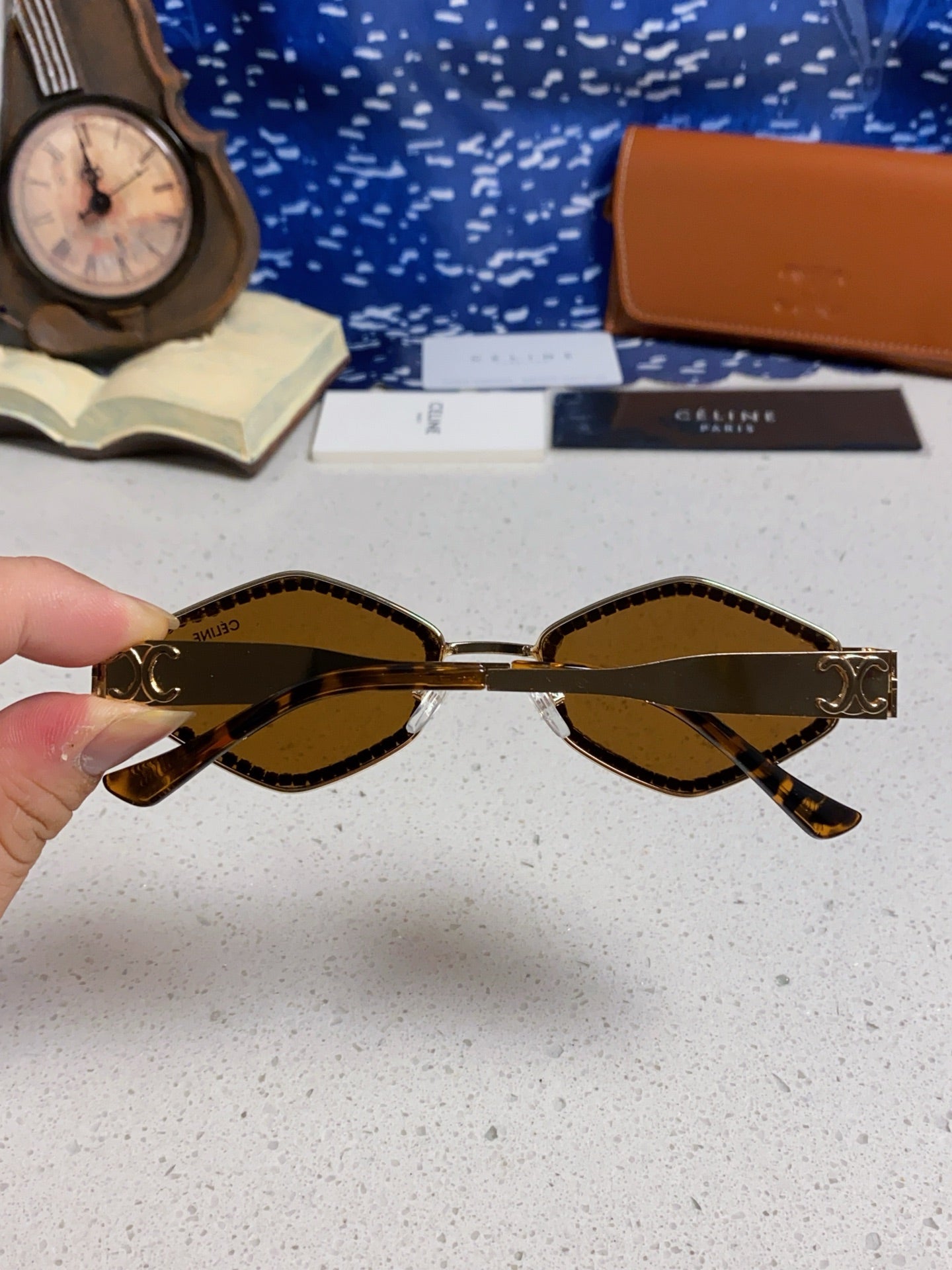 Celine Fashion Brown Lens Sunglasses for Men & Women - 415613 - detail image 5
