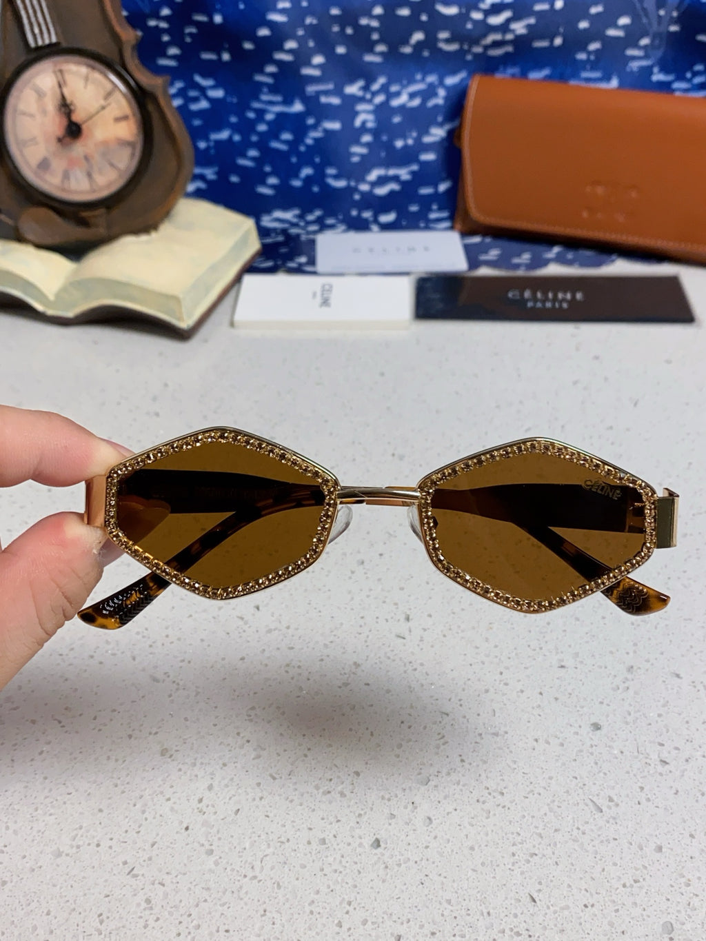 Celine Fashion Brown Lens Sunglasses for Men & Women - 449247 - detail image 4