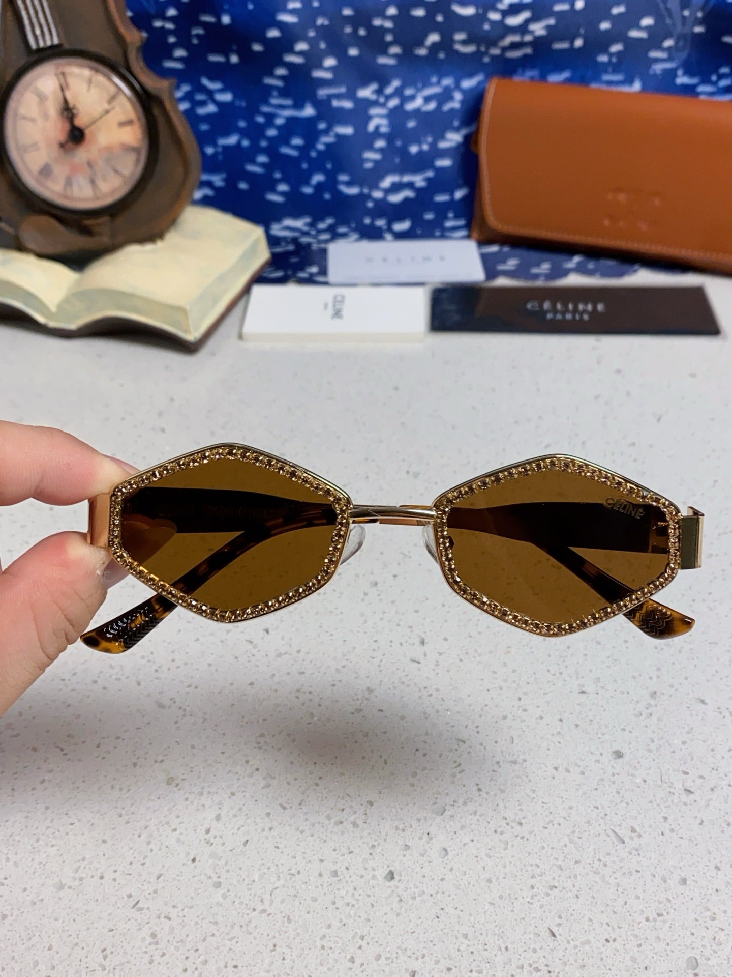 Celine Fashion Brown Lens Sunglasses for Men & Women - 415613 - detail image 4