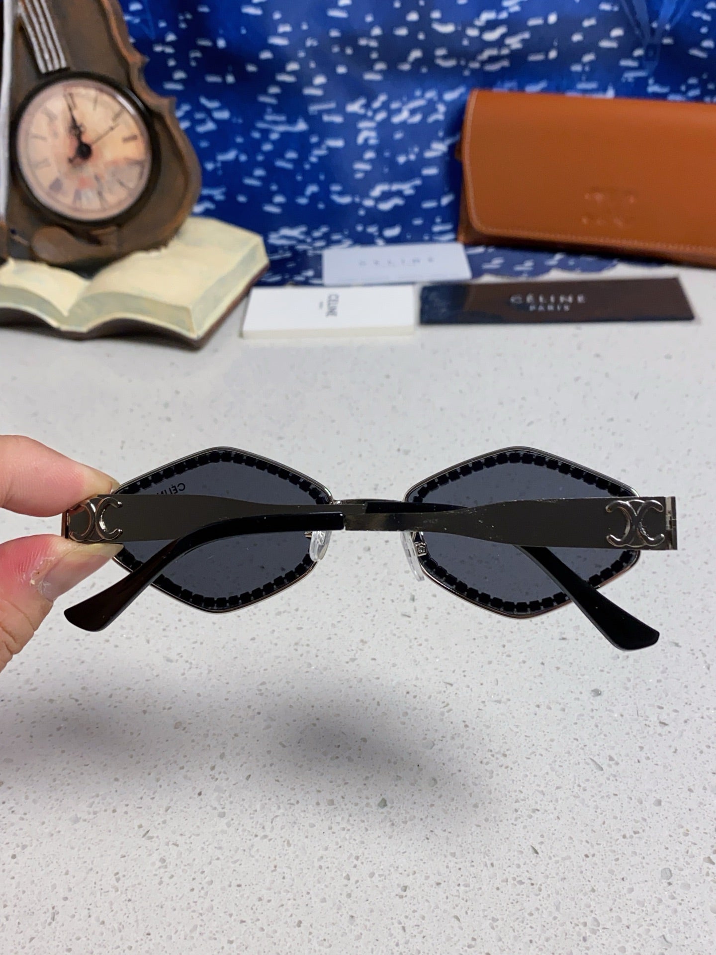 Celine Fashion Gray Lens Sunglasses for Men & Women - 449248 - detail image 5