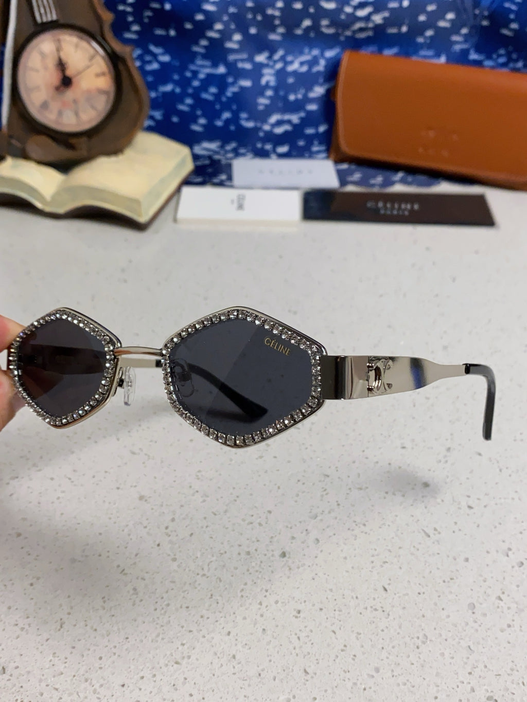 Celine Fashion Gray Lens Sunglasses for Men & Women - 415614 - detail image 6