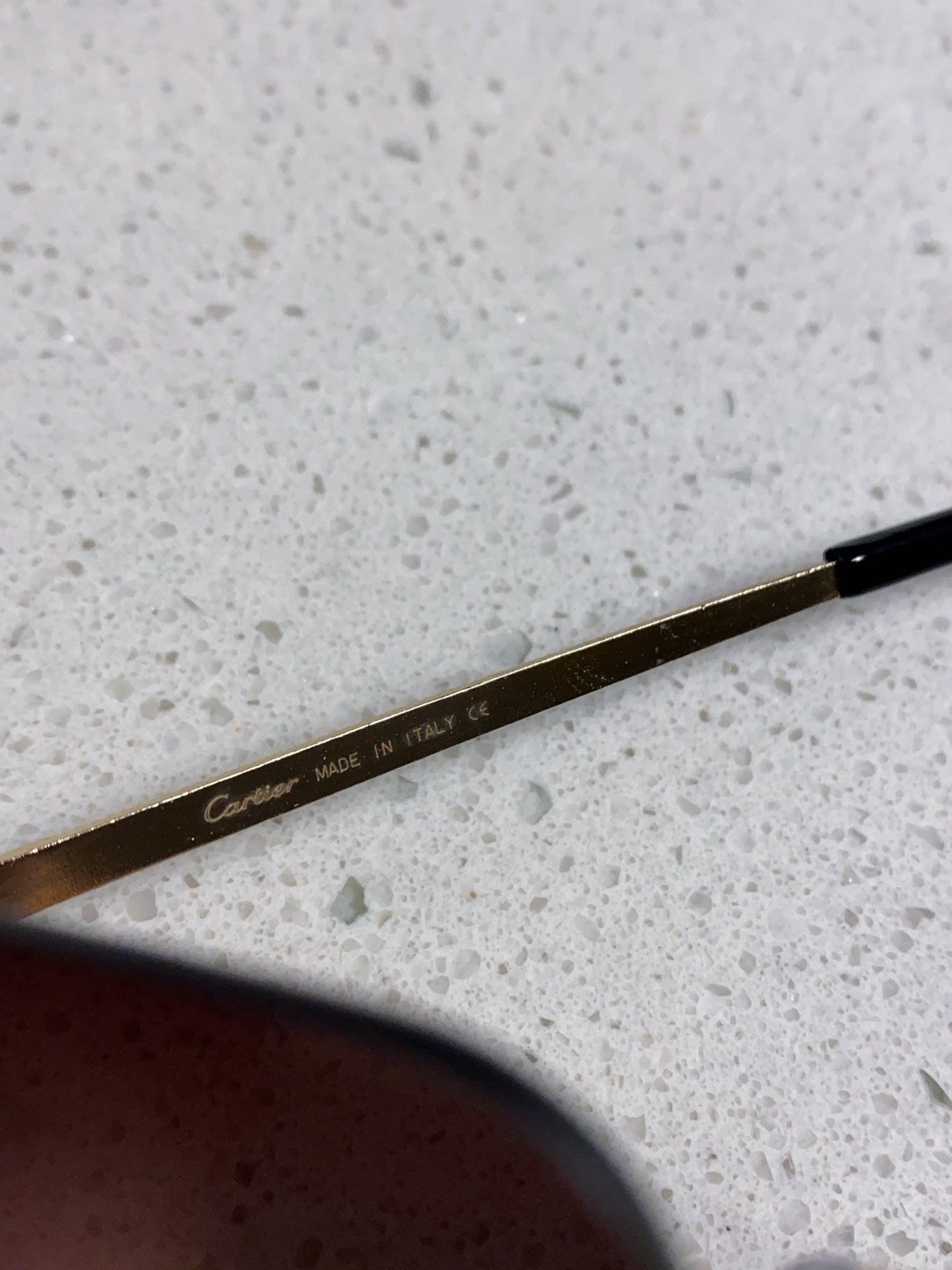 Cartier Lightweight Rimless Blue Lens Sunglasses for Men & Women - 449479 - detail image 8