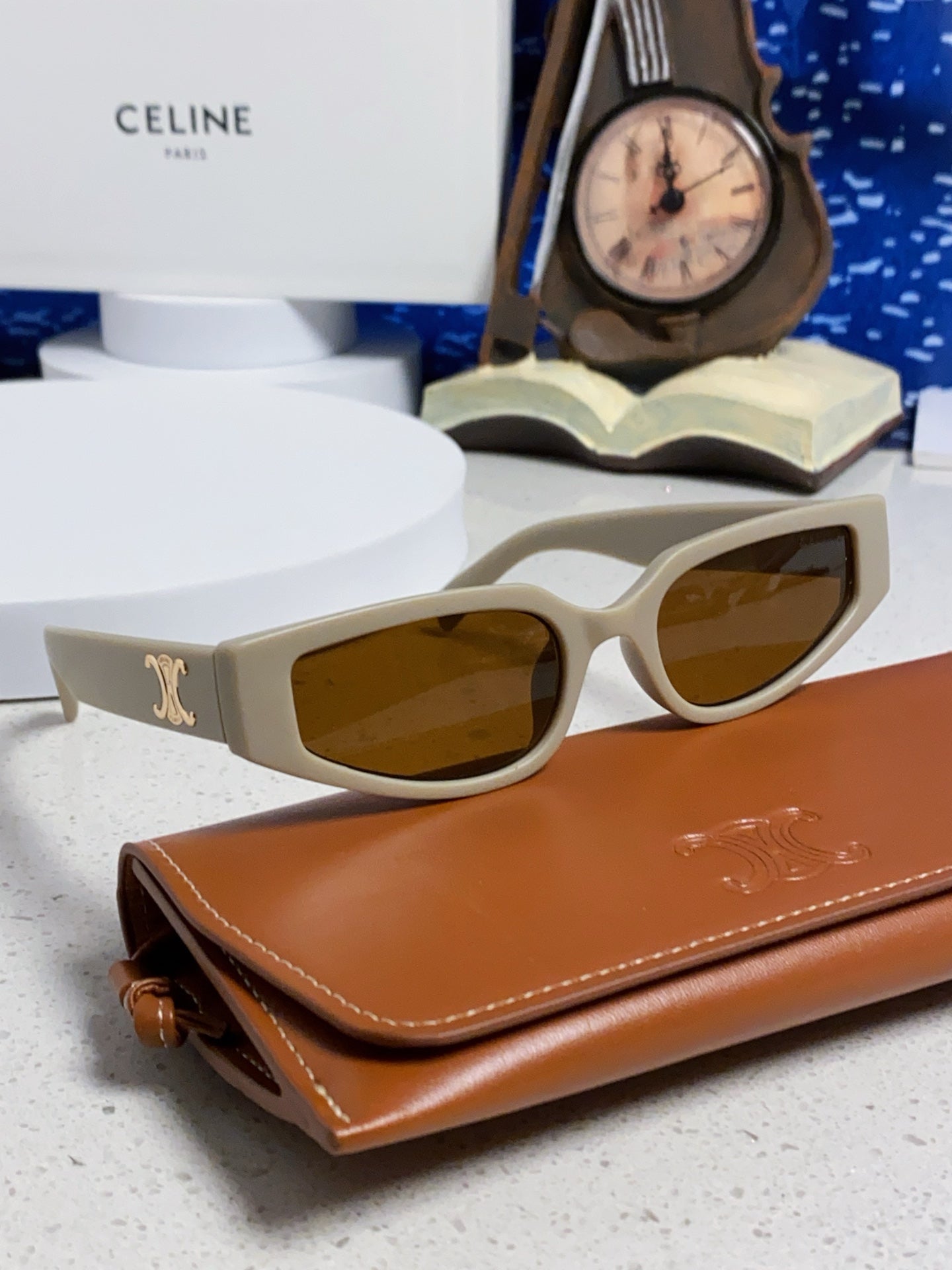 Celine Cat-Eye Brown Lens Sunglasses for Men & Women - 465470 - detail image 11