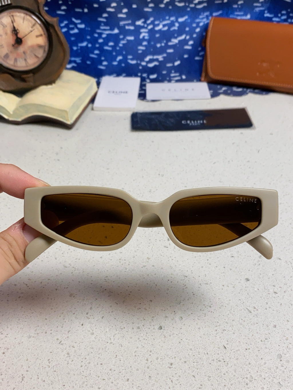 Celine Cat-Eye Brown Lens Sunglasses for Men & Women - 465470 - detail image 4
