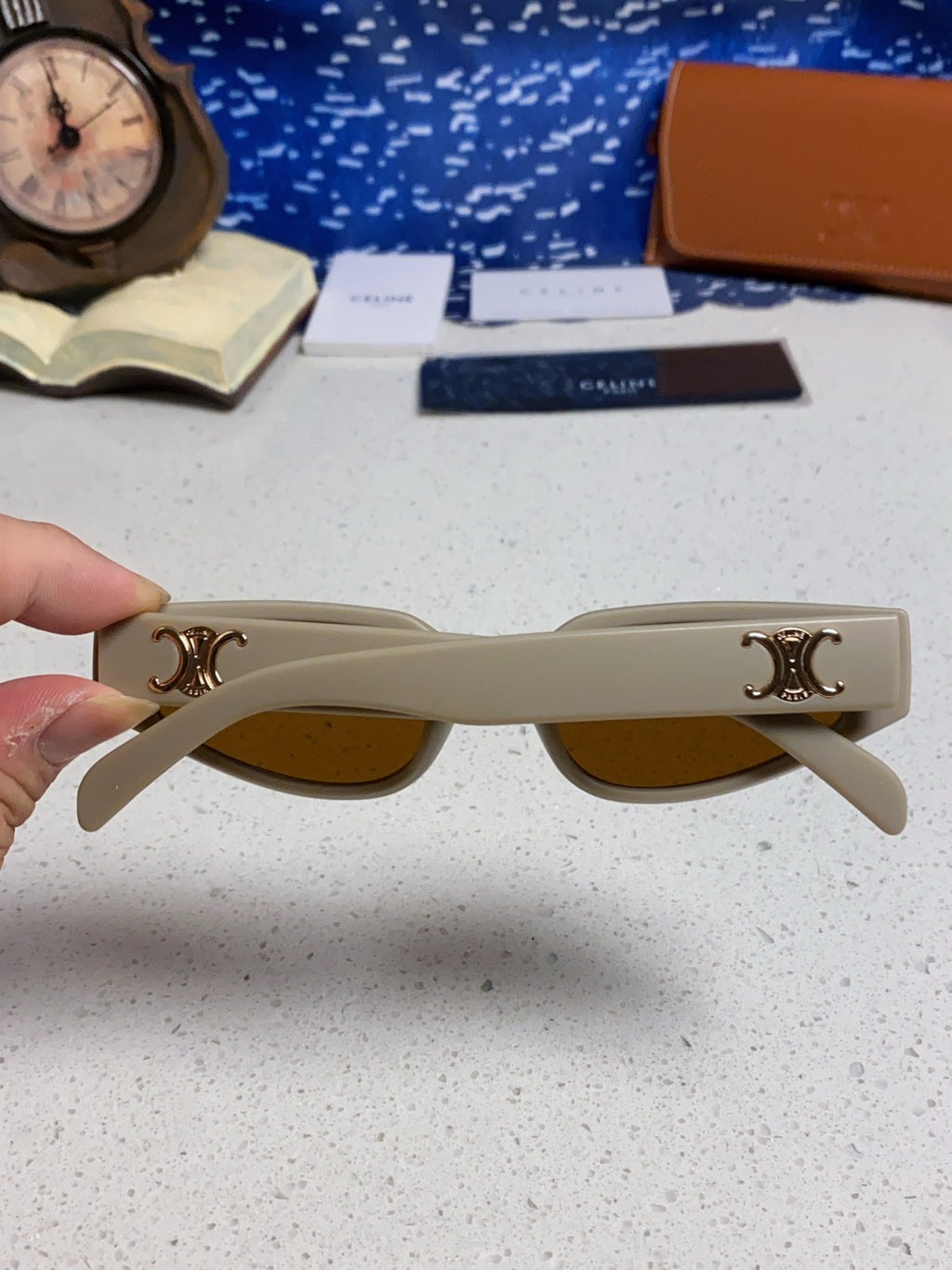 Celine Cat-Eye Brown Lens Sunglasses for Men & Women - 465470 - detail image 5