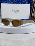 Celine Cat-Eye Brown Lens Sunglasses for Men & Women - 465470