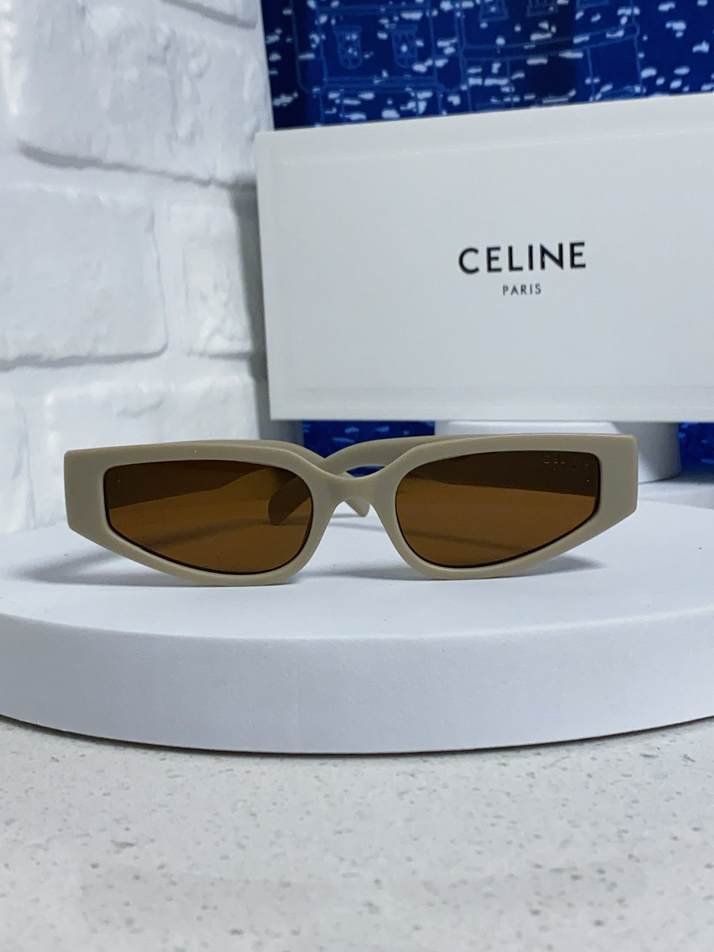Celine Cat-Eye Brown Lens Sunglasses for Men & Women - 465470 - detail image 2