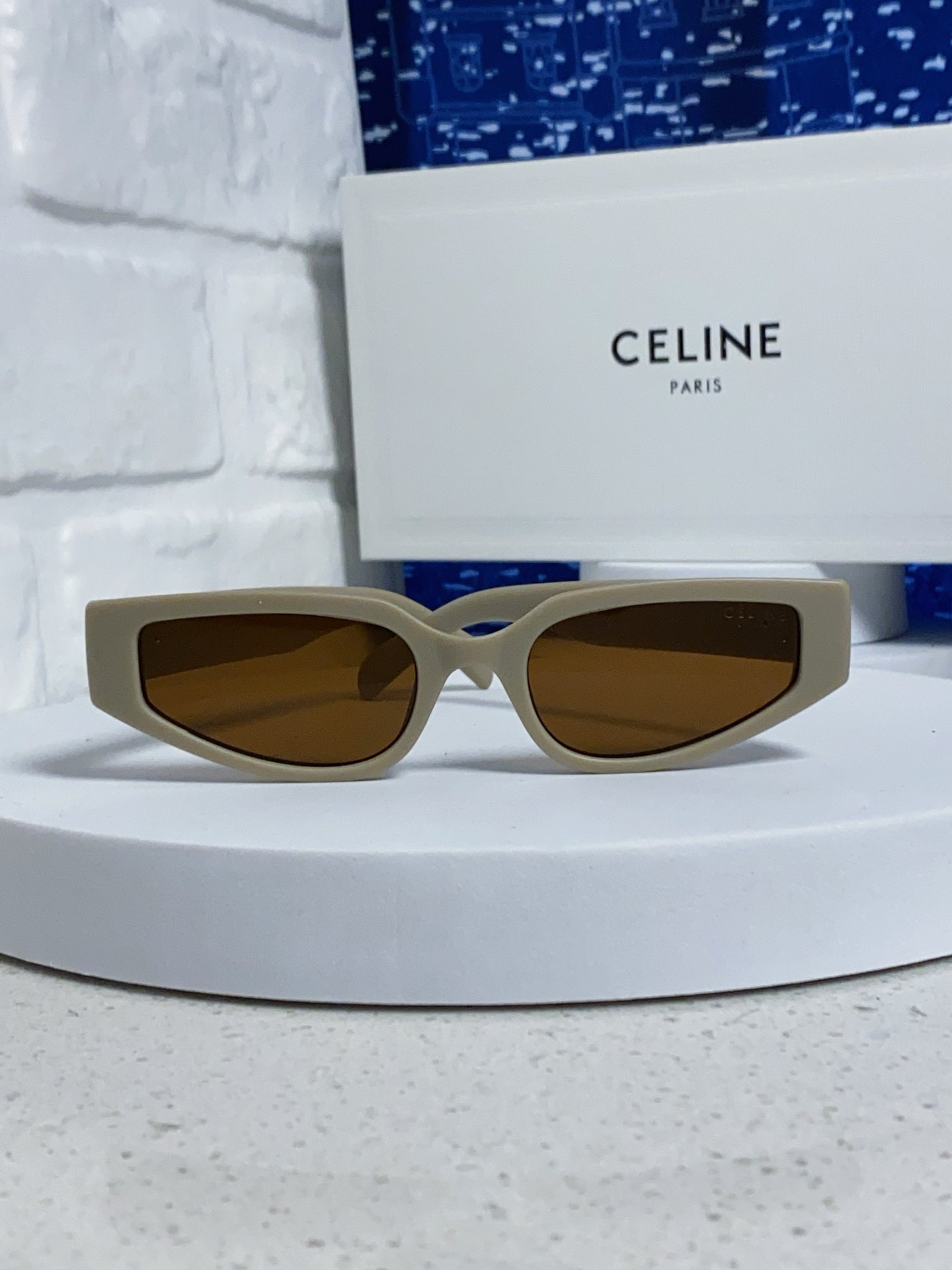Celine Cat-Eye Brown Lens Sunglasses for Men & Women - 465470 - detail image 2