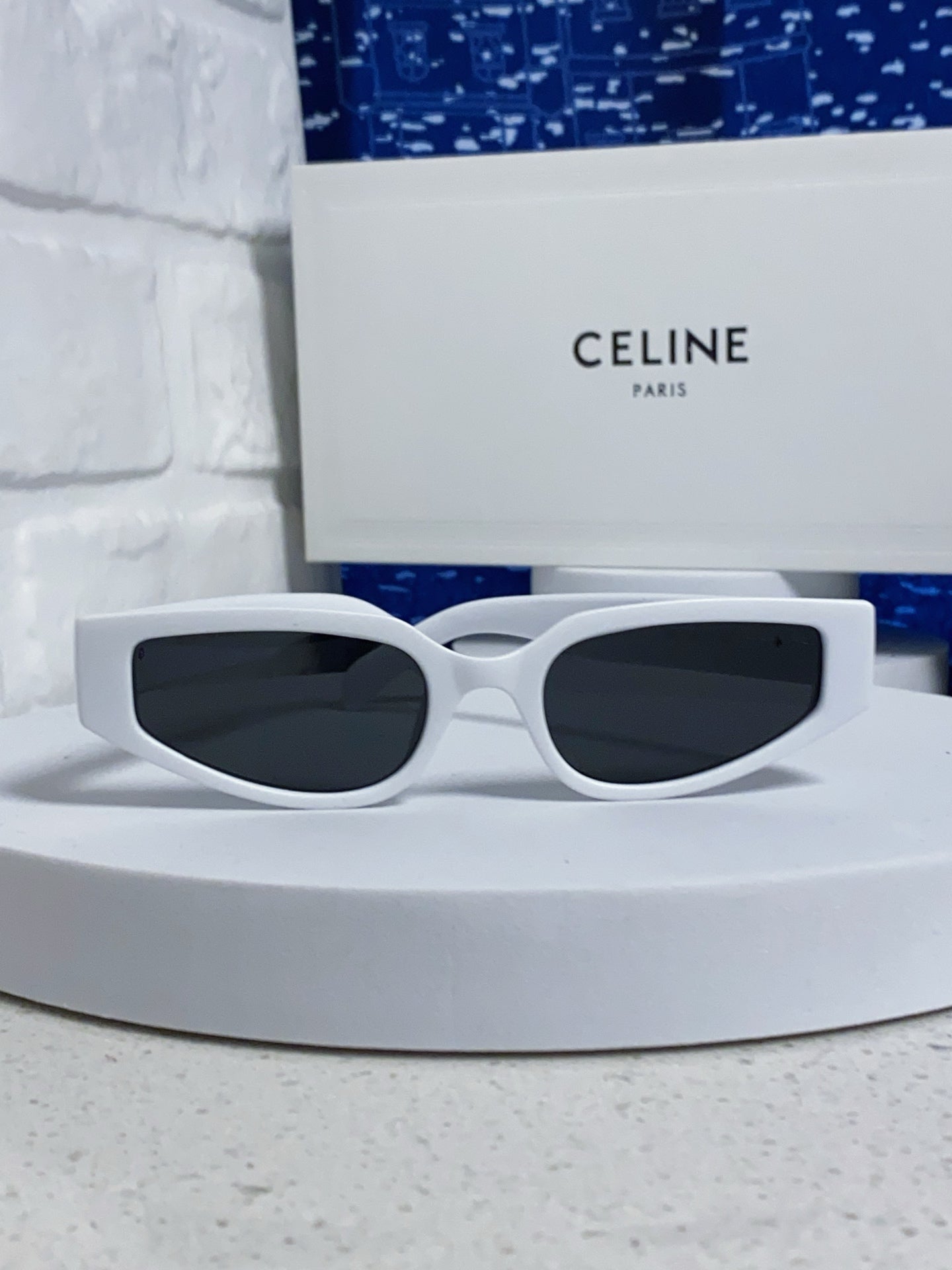 Celine Cat-Eye Silver Lens Sunglasses for Men & Women - 465471 - detail image 2