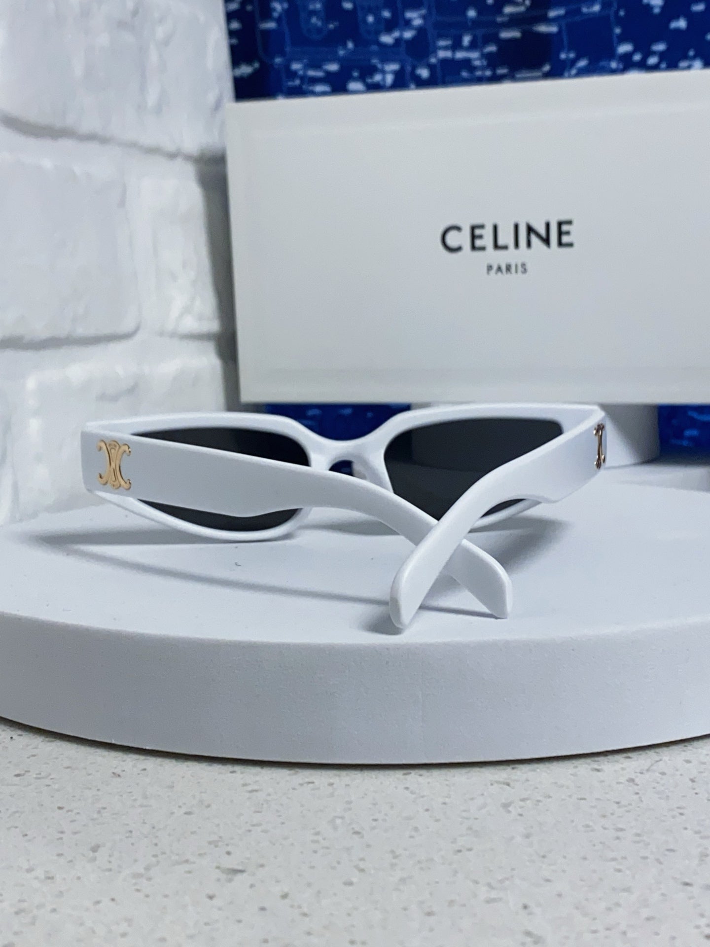 Celine Cat-Eye Silver Lens Sunglasses for Men & Women - 465471 - detail image 3