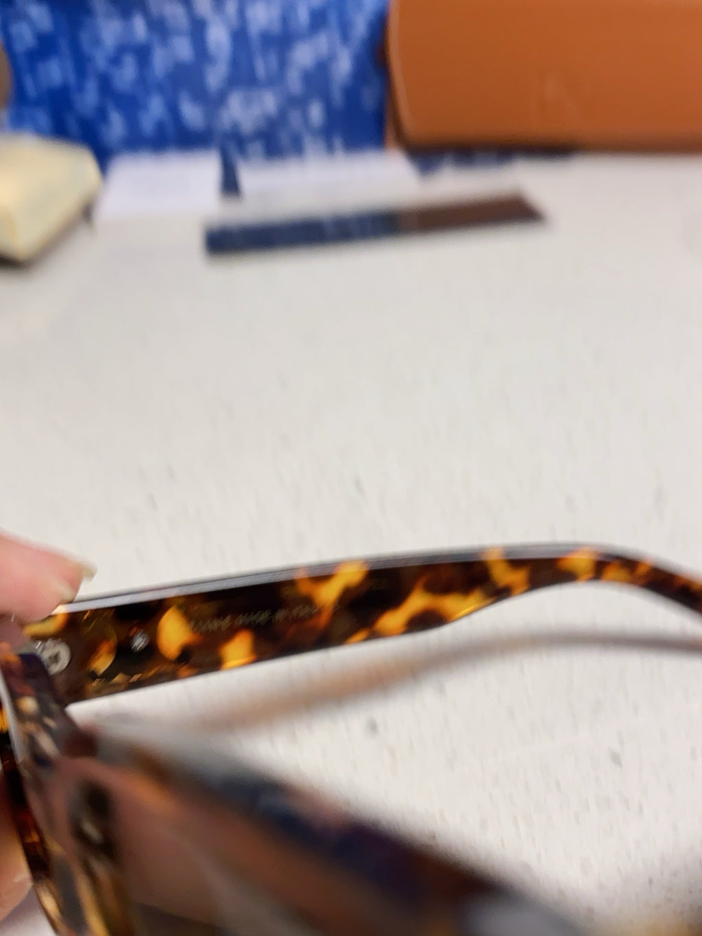 Celine Cat-Eye Blue Lens Sunglasses for Men & Women - 465472 - detail image 7