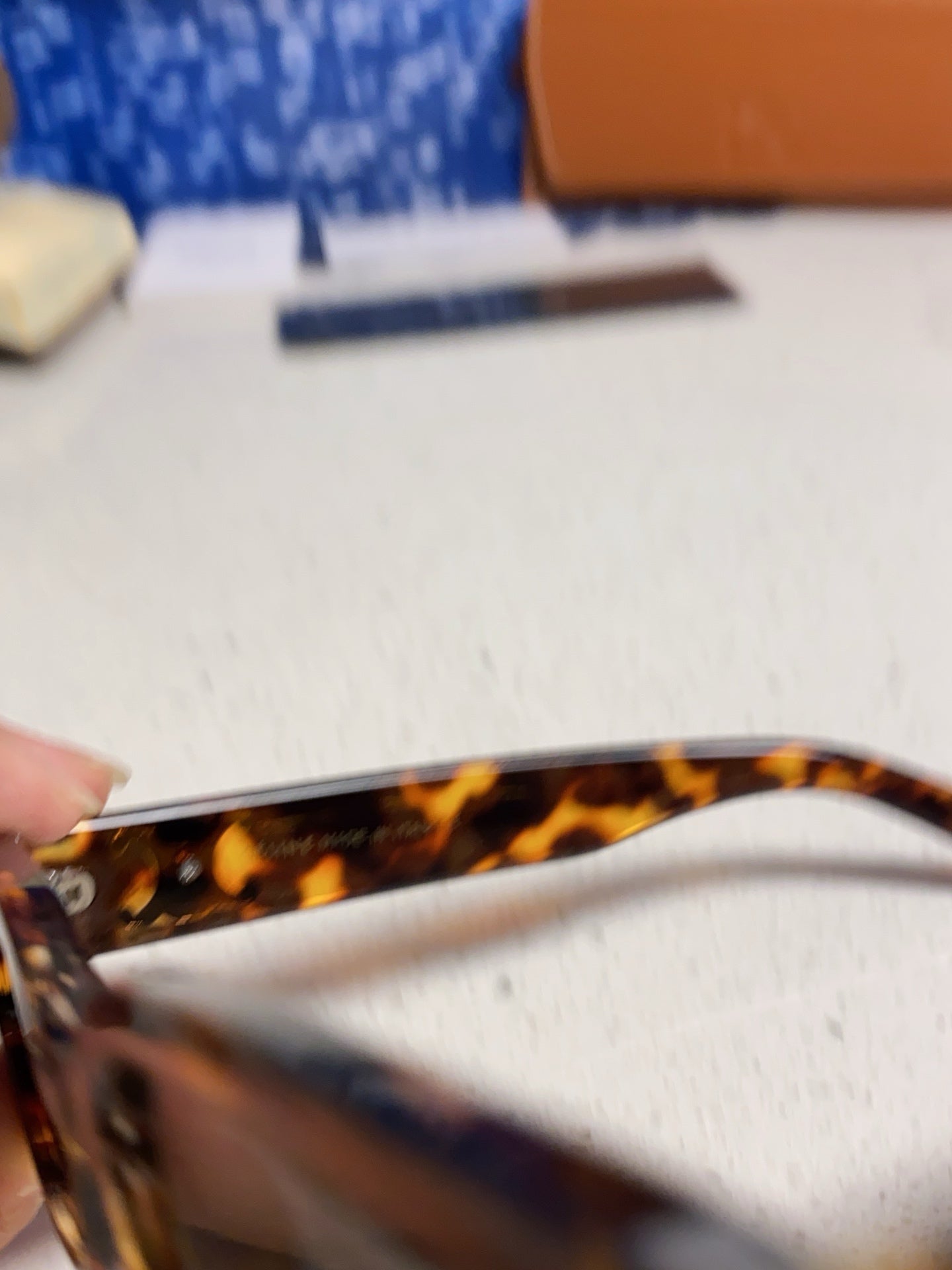 Celine Cat-Eye Blue Lens Sunglasses for Men & Women - 465472 - detail image 7