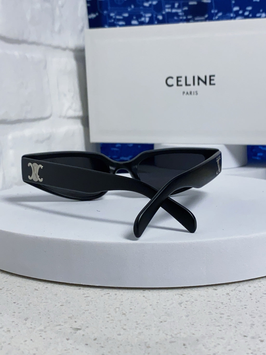Celine Cat-Eye Silver Lens Sunglasses for Men & Women - 465473 - detail image 3
