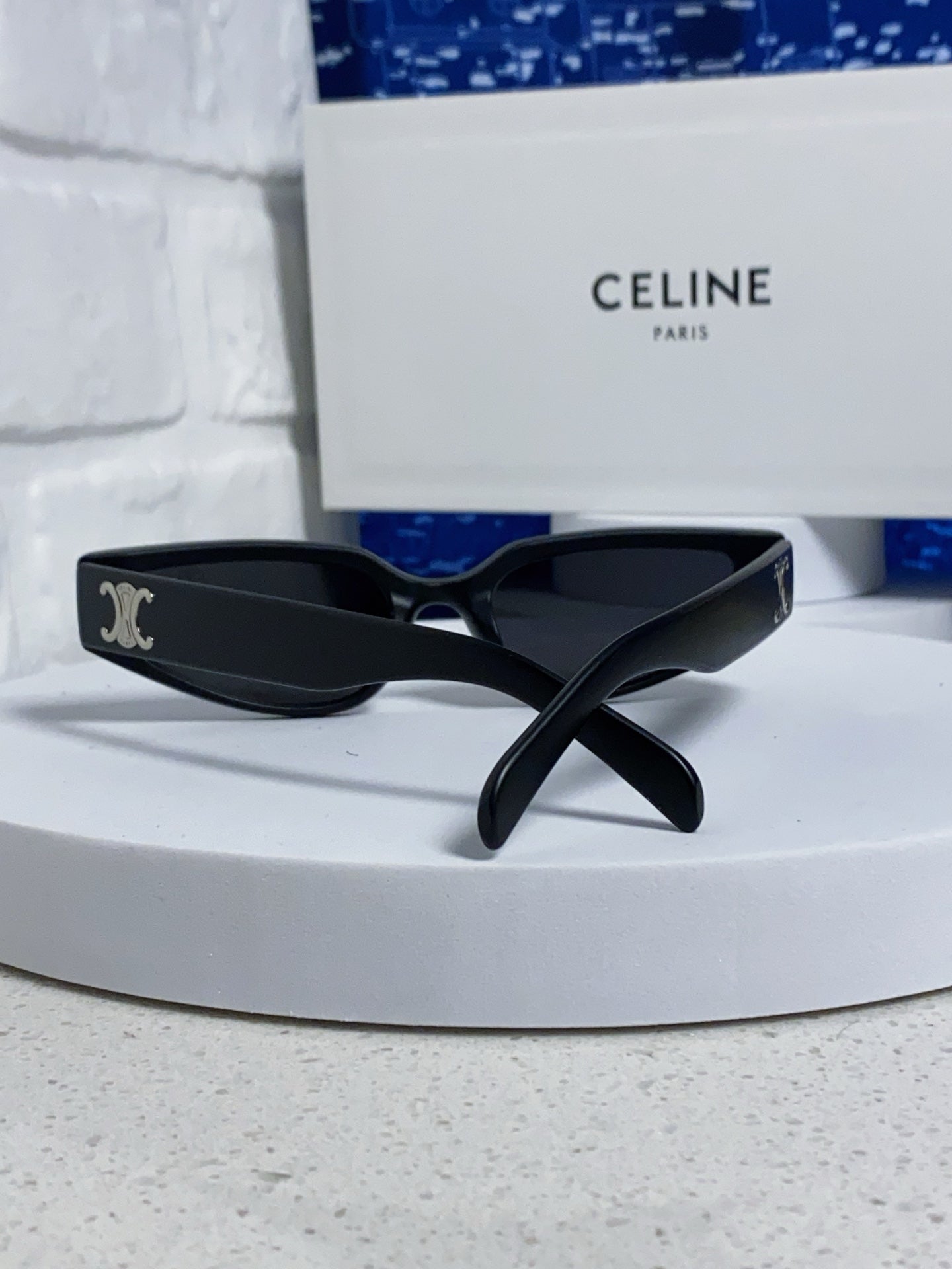 Celine Cat-Eye Silver Lens Sunglasses for Men & Women - 465473 - detail image 3