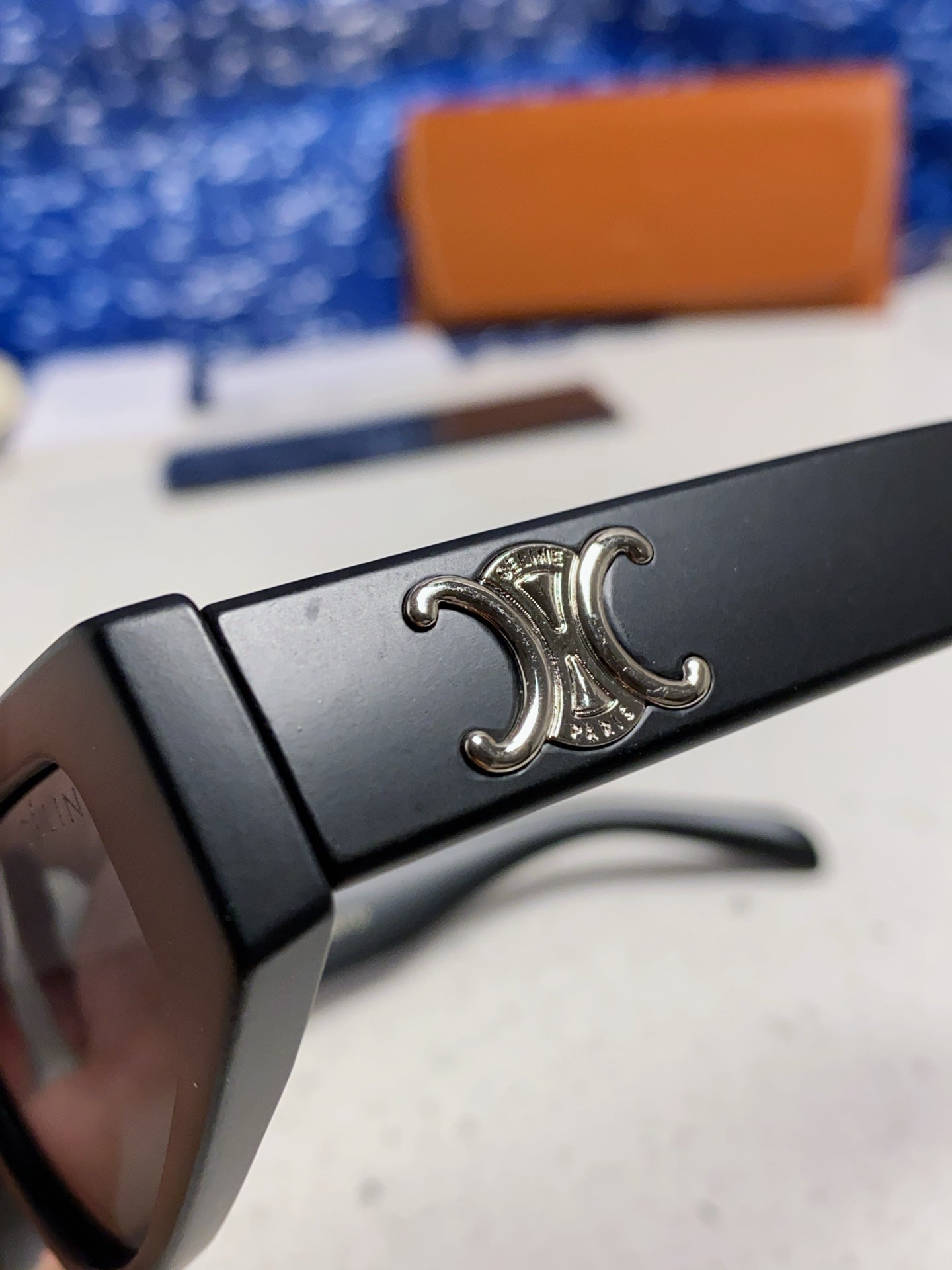 Celine Cat-Eye Silver Lens Sunglasses for Men & Women - 465473 - detail image 7