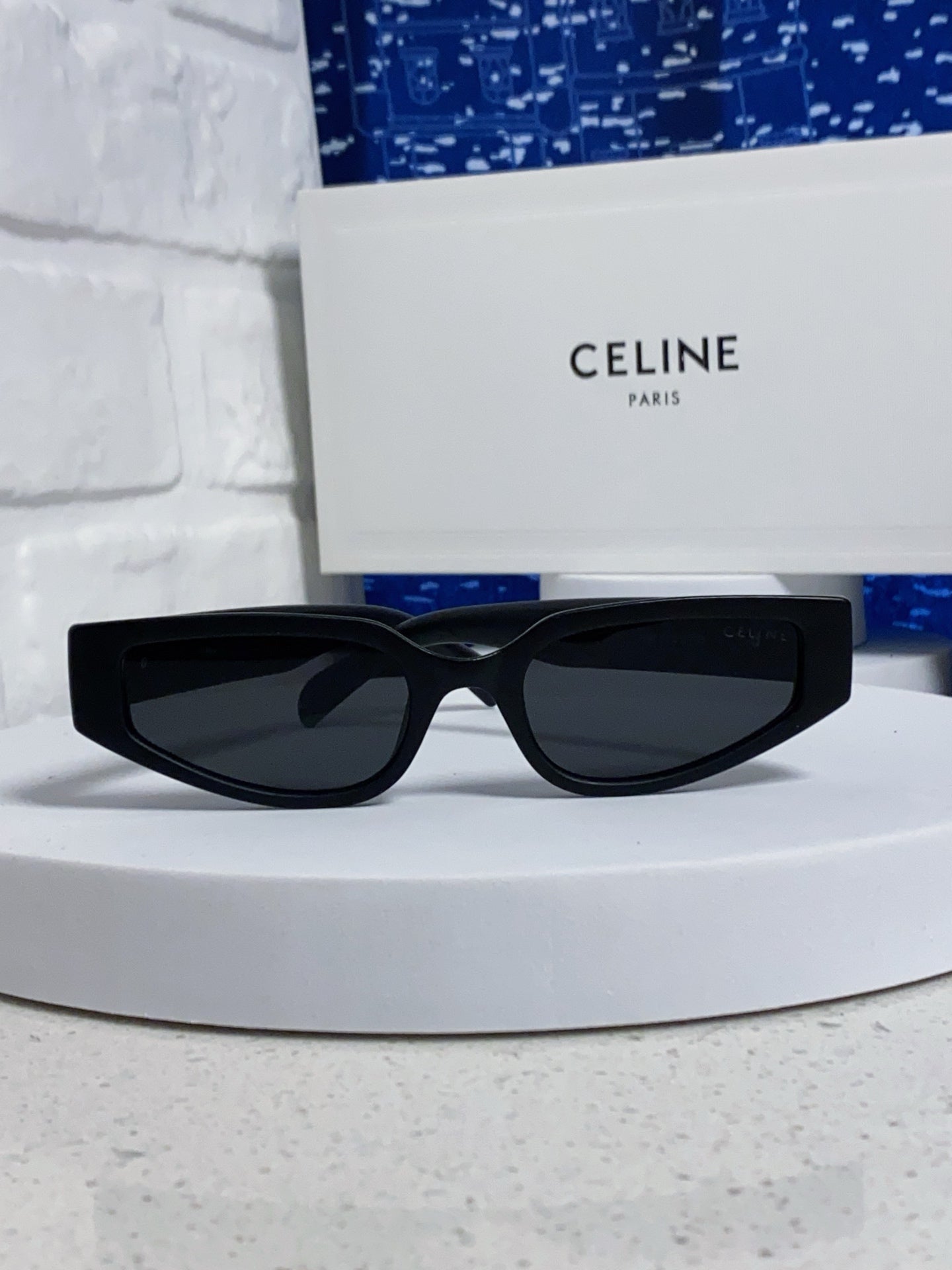 Celine Cat-Eye Silver Lens Sunglasses for Men & Women - 465473 - detail image 2