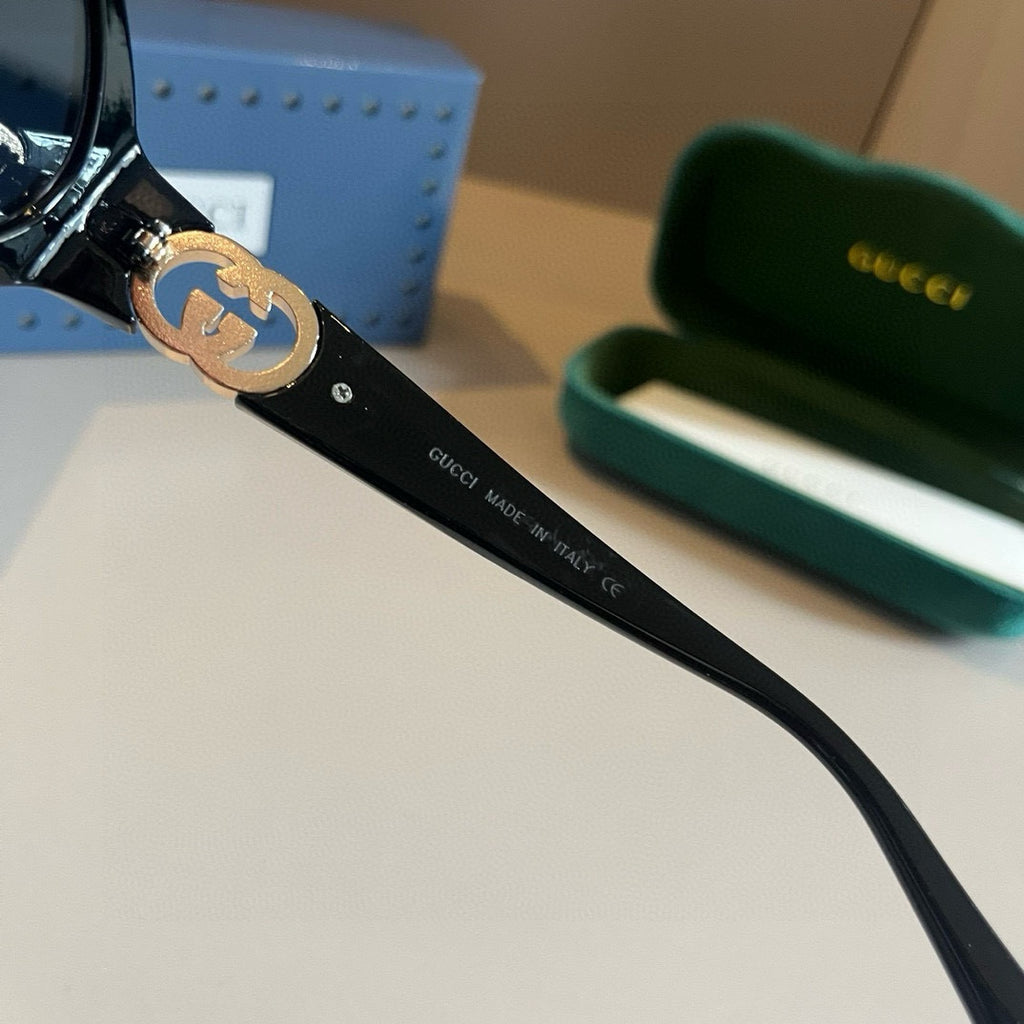 Gucci GG1662SA Slim Black Lens Sunglasses for Men & Women - detail image 5