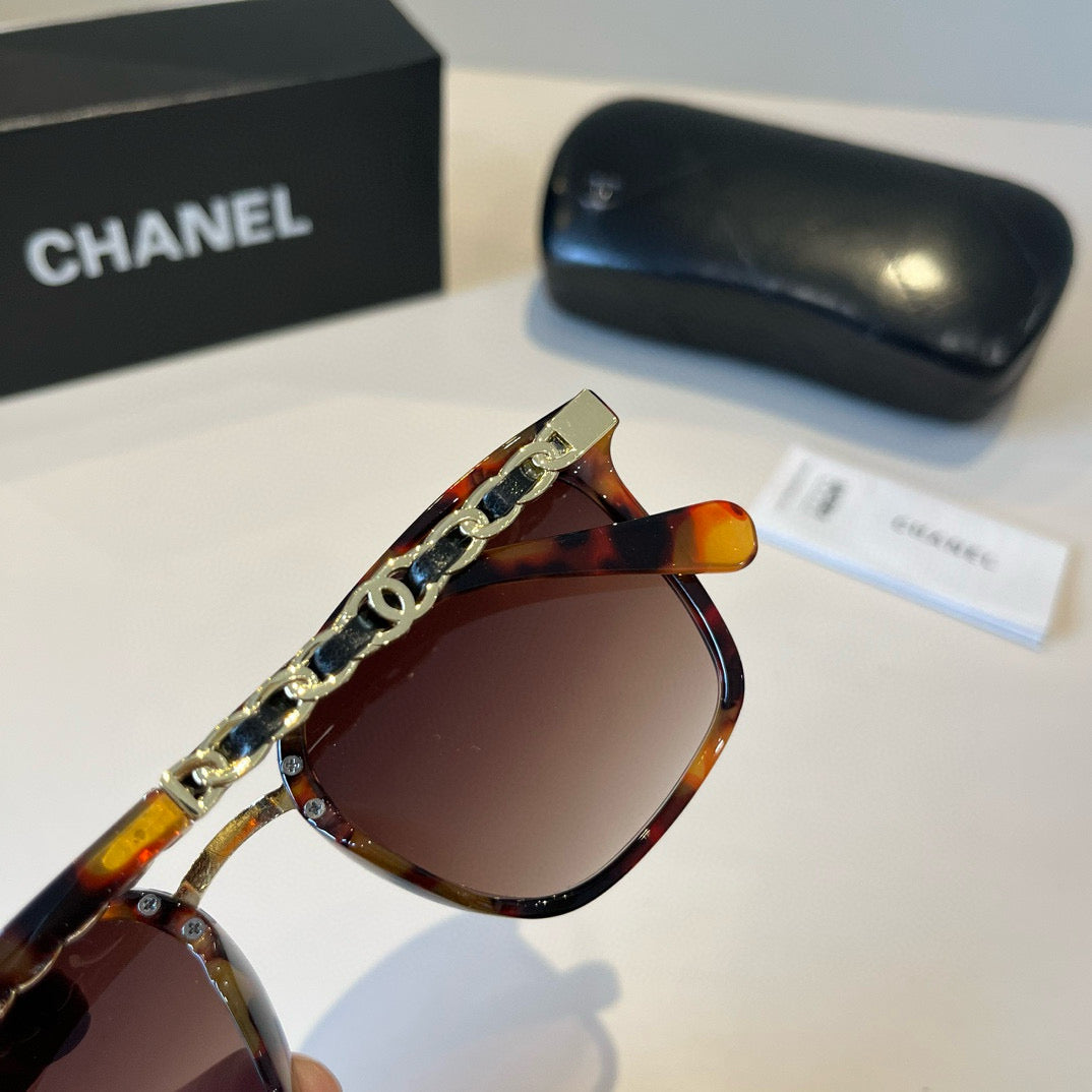Chanel Oversized Red Lens Sunglasses for Men & Women - detail image 6
