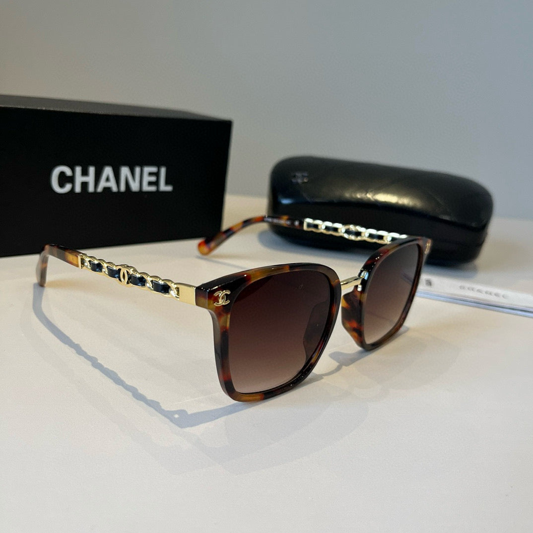 Chanel Oversized Red Lens Sunglasses for Men & Women