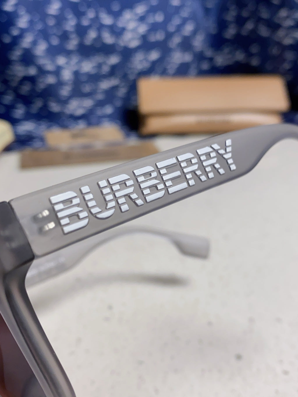 Burberry Fashion Blue Lens Sunglasses for Men & Women - 487418 - detail image 7