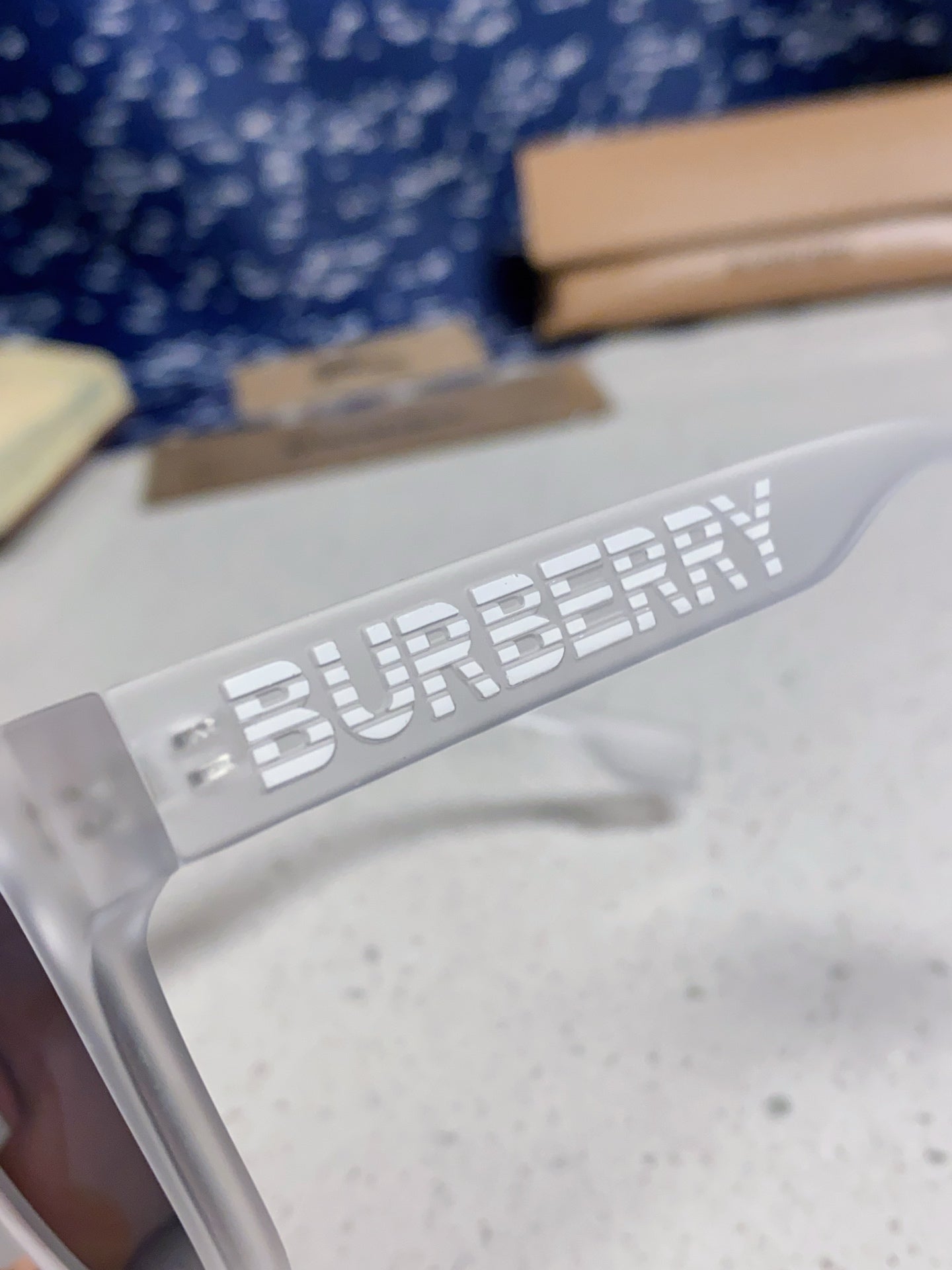 Burberry Fashion Blue Lens Sunglasses for Men & Women - 487419 - detail image 7