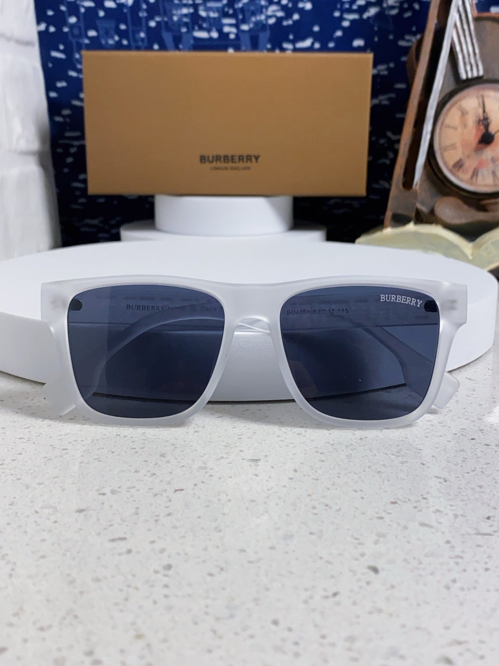 Burberry Fashion Blue Lens Sunglasses for Men & Women - 487419 - detail image 9