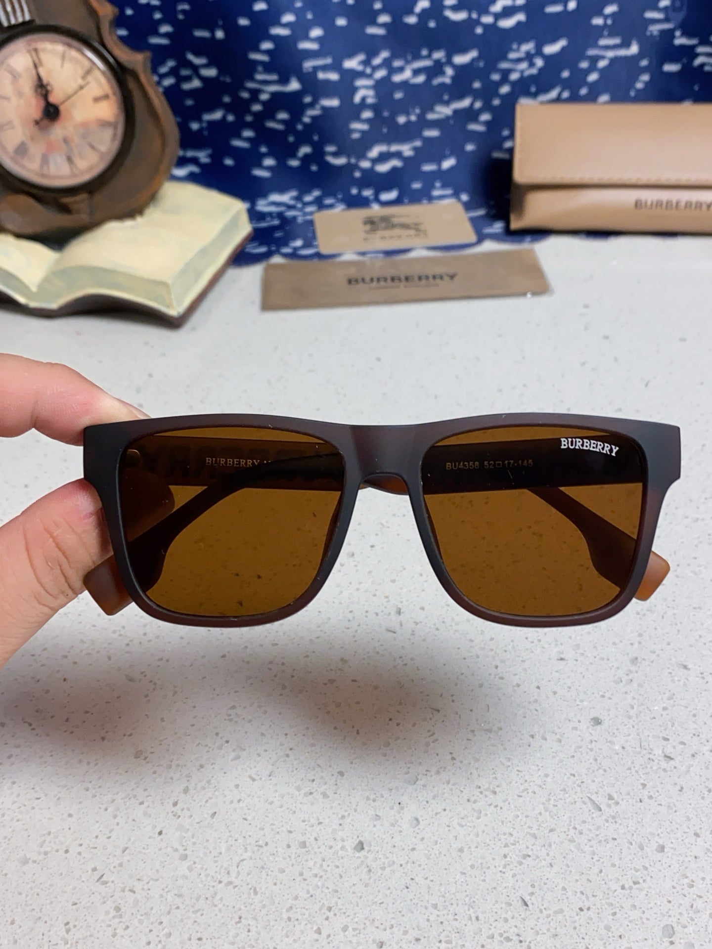 Burberry Fashion Brown Lens Sunglasses for Men & Women - 487420 - detail image 4