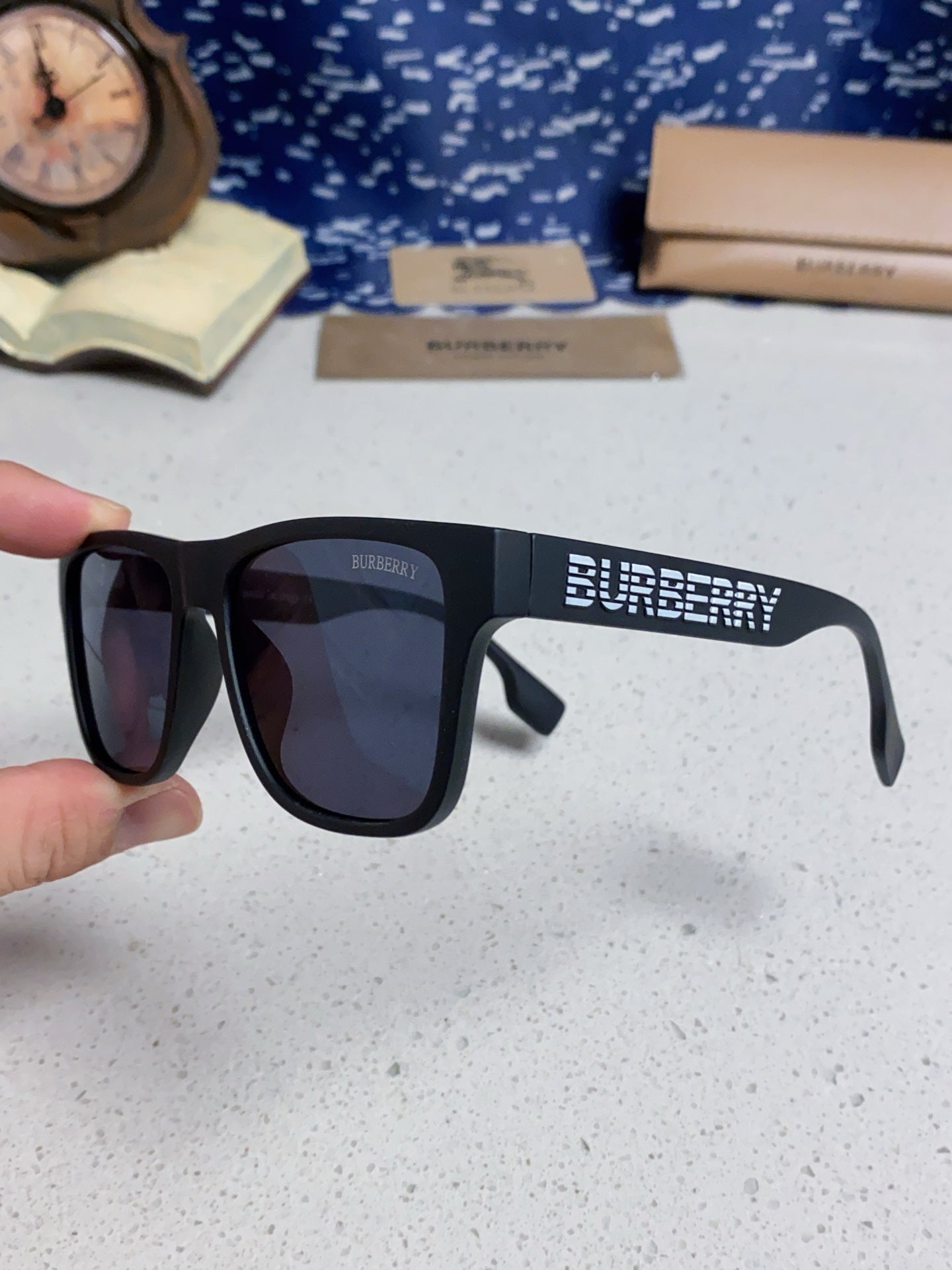 Burberry Fashion Blue Lens Sunglasses for Men & Women - 432515 - detail image 6