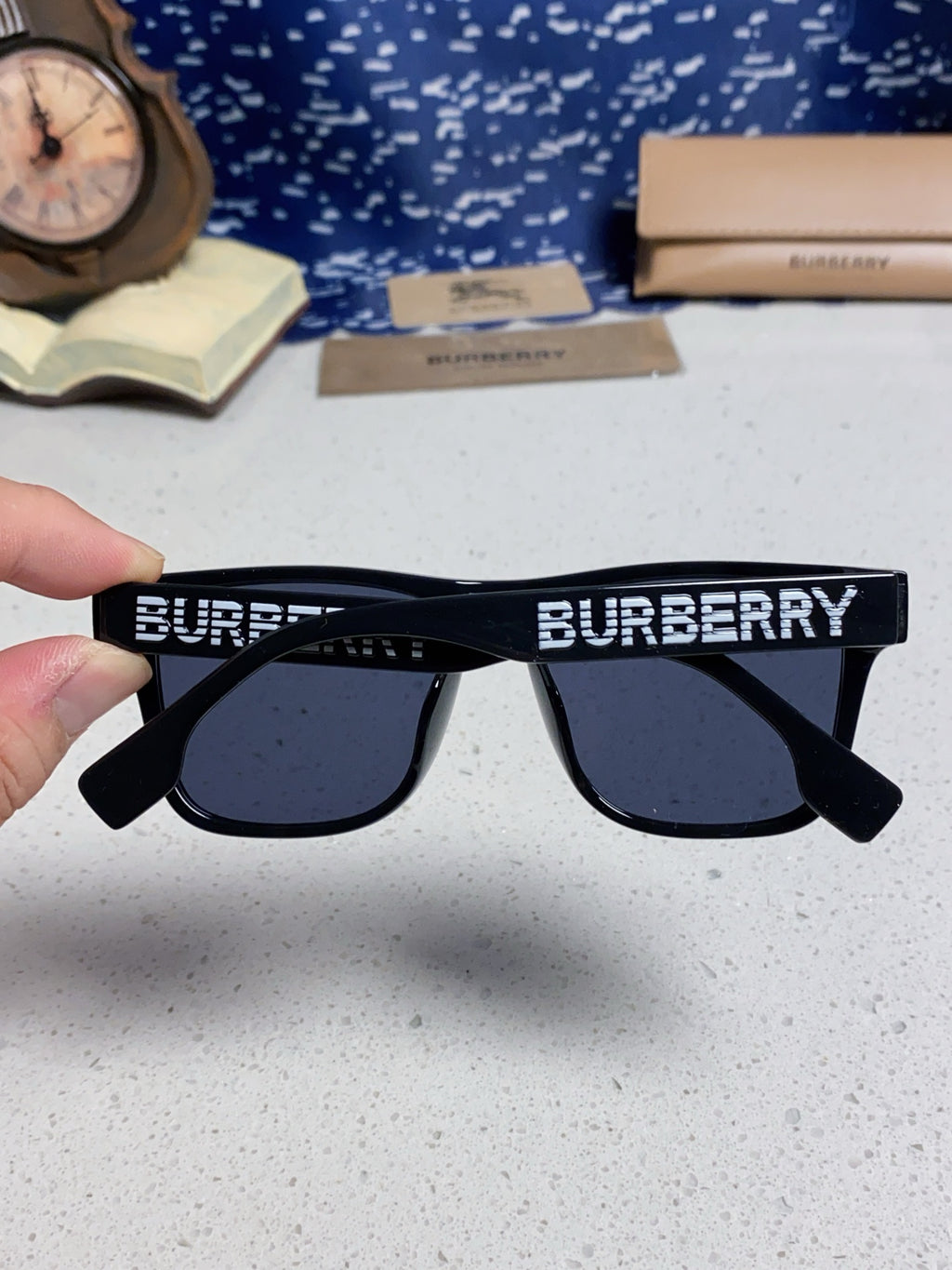 Burberry Fashion Blue Lens Sunglasses for Men & Women - 432514 - detail image 5