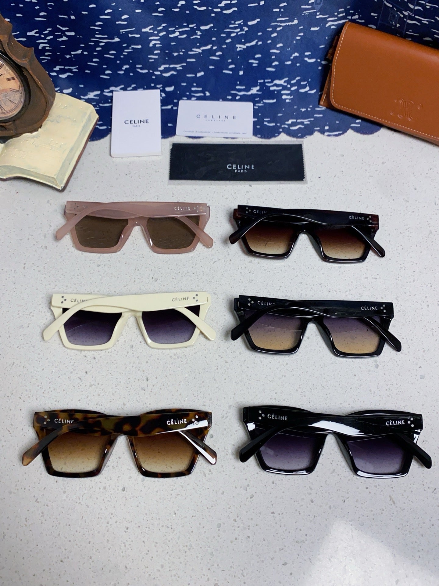 Celine Square Gray Lens Sunglasses for Men & Women - detail image 11