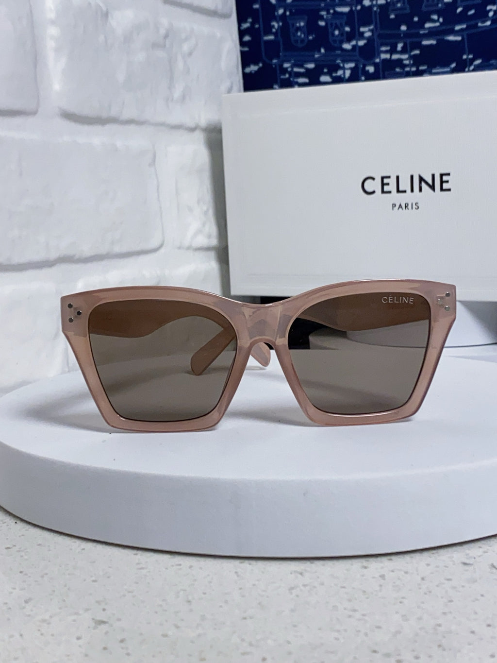 Celine Square Gray Lens Sunglasses for Men & Women - detail image 2