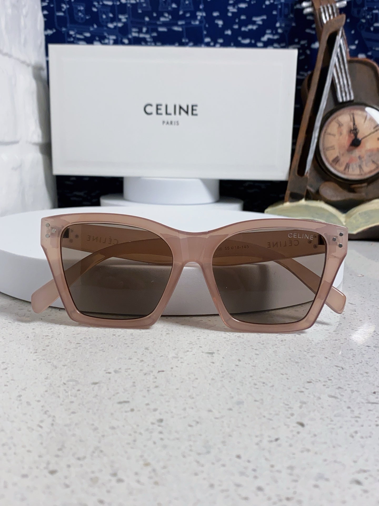 Celine Square Gray Lens Sunglasses for Men & Women - detail image 9