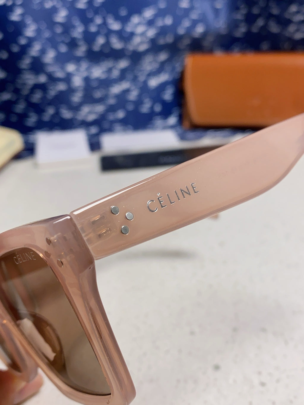 Celine Square Gray Lens Sunglasses for Men & Women - detail image 7