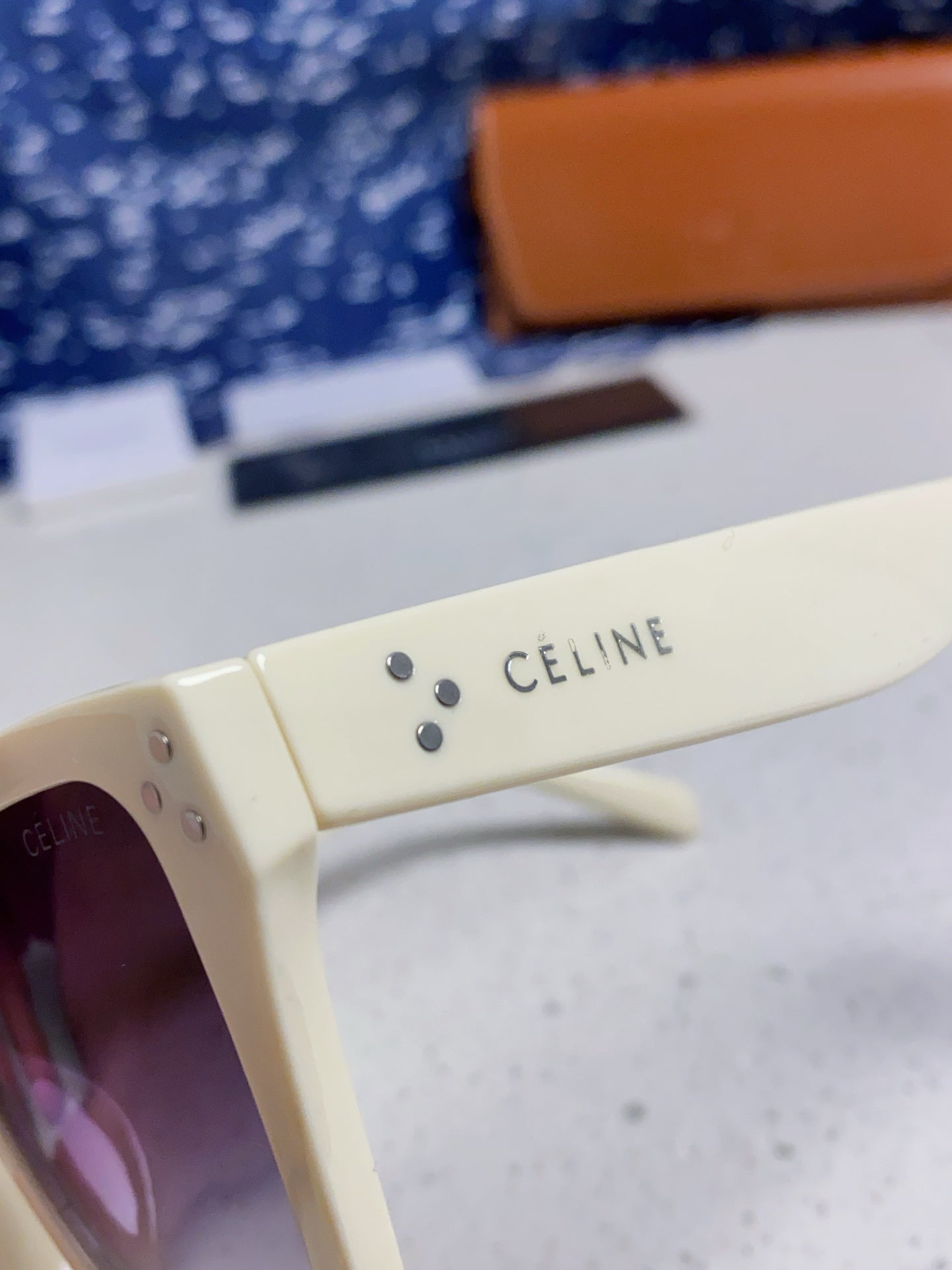 Celine Square Silver Lens Sunglasses for Men & Women - 486947 - detail image 7