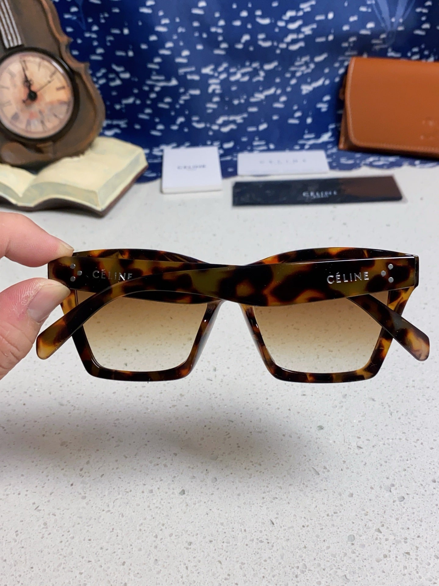 Celine Square Brown Lens Sunglasses for Men & Women - 486948 - detail image 5
