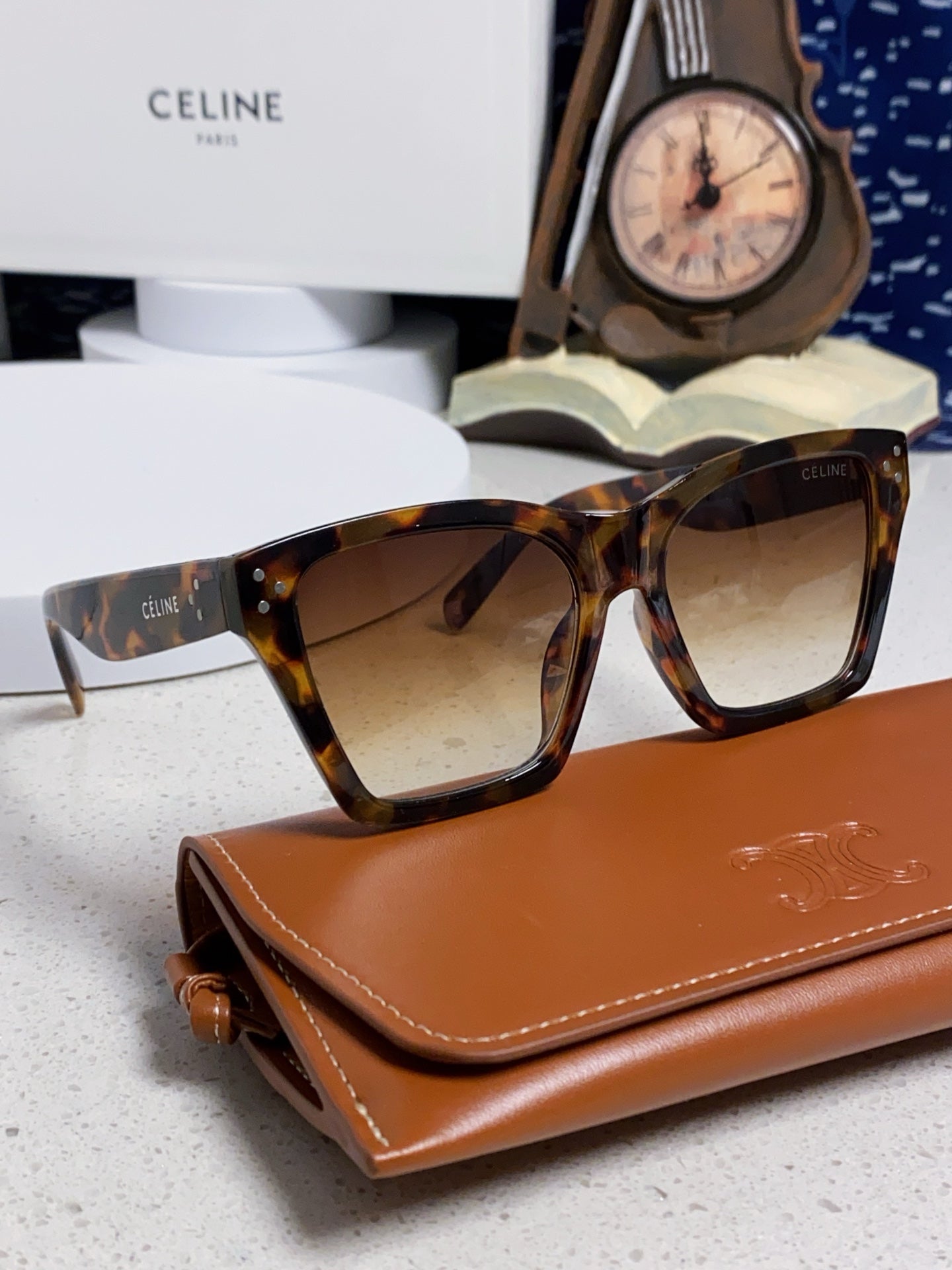 Celine Square Brown Lens Sunglasses for Men & Women - 486948 - detail image 10