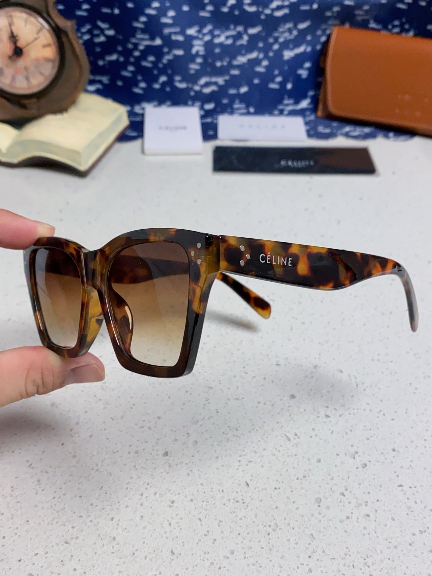 Celine Square Brown Lens Sunglasses for Men & Women - 486948 - detail image 6