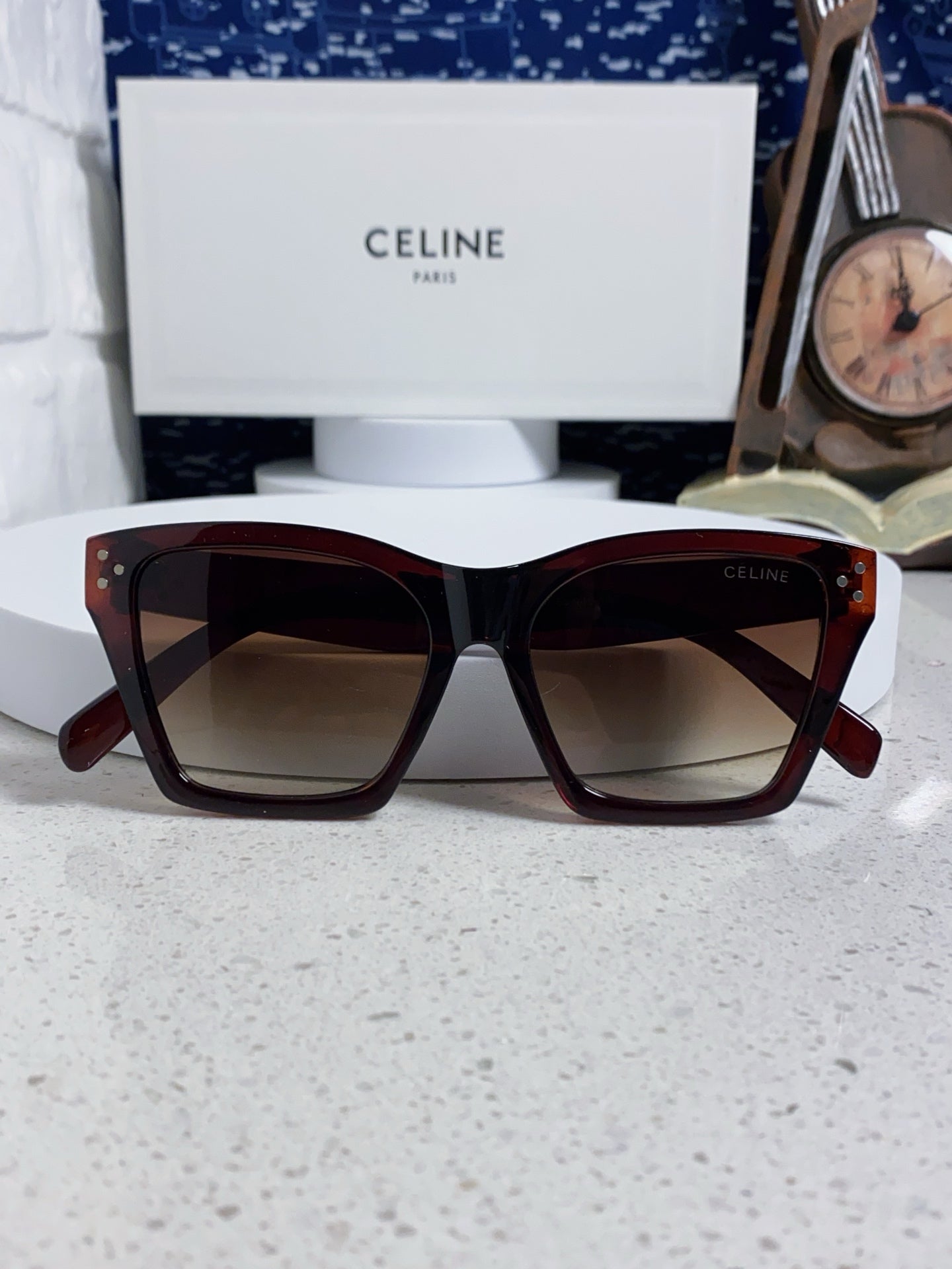 Celine Square Brown Lens Sunglasses for Men & Women - 486949 - detail image 9