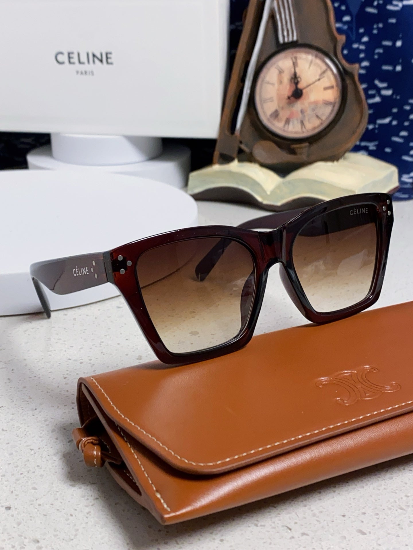 Celine Square Brown Lens Sunglasses for Men & Women - 486949 - detail image 10