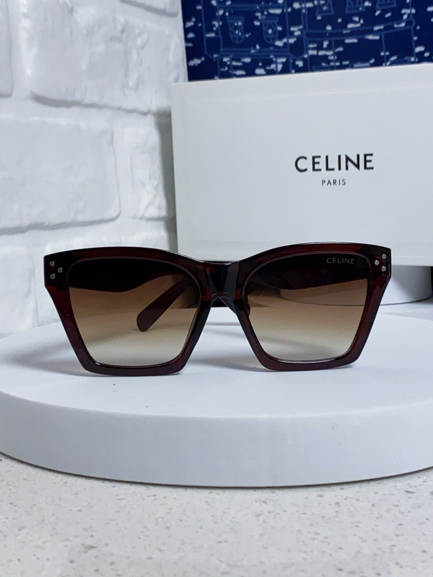 Celine Square Brown Lens Sunglasses for Men & Women - 486949 - detail image 2