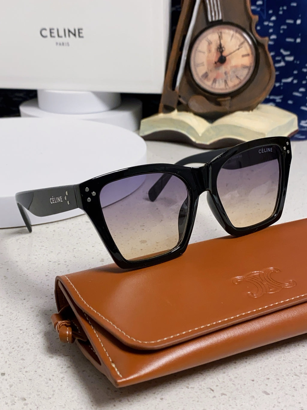 Celine Square Silver Lens Sunglasses for Men & Women - 431937 - detail image 10