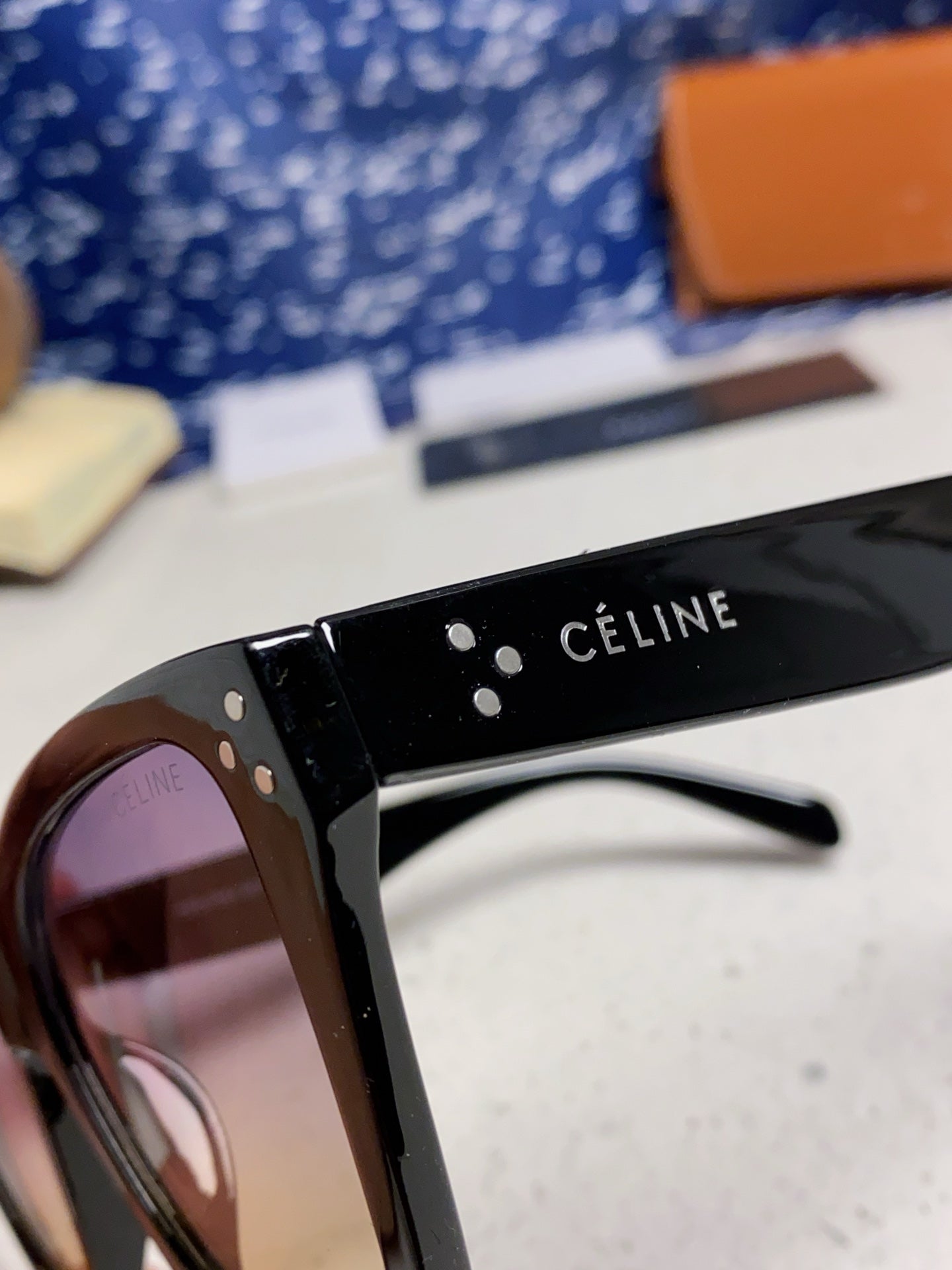 Celine Square Silver Lens Sunglasses for Men & Women - 486950 - detail image 7