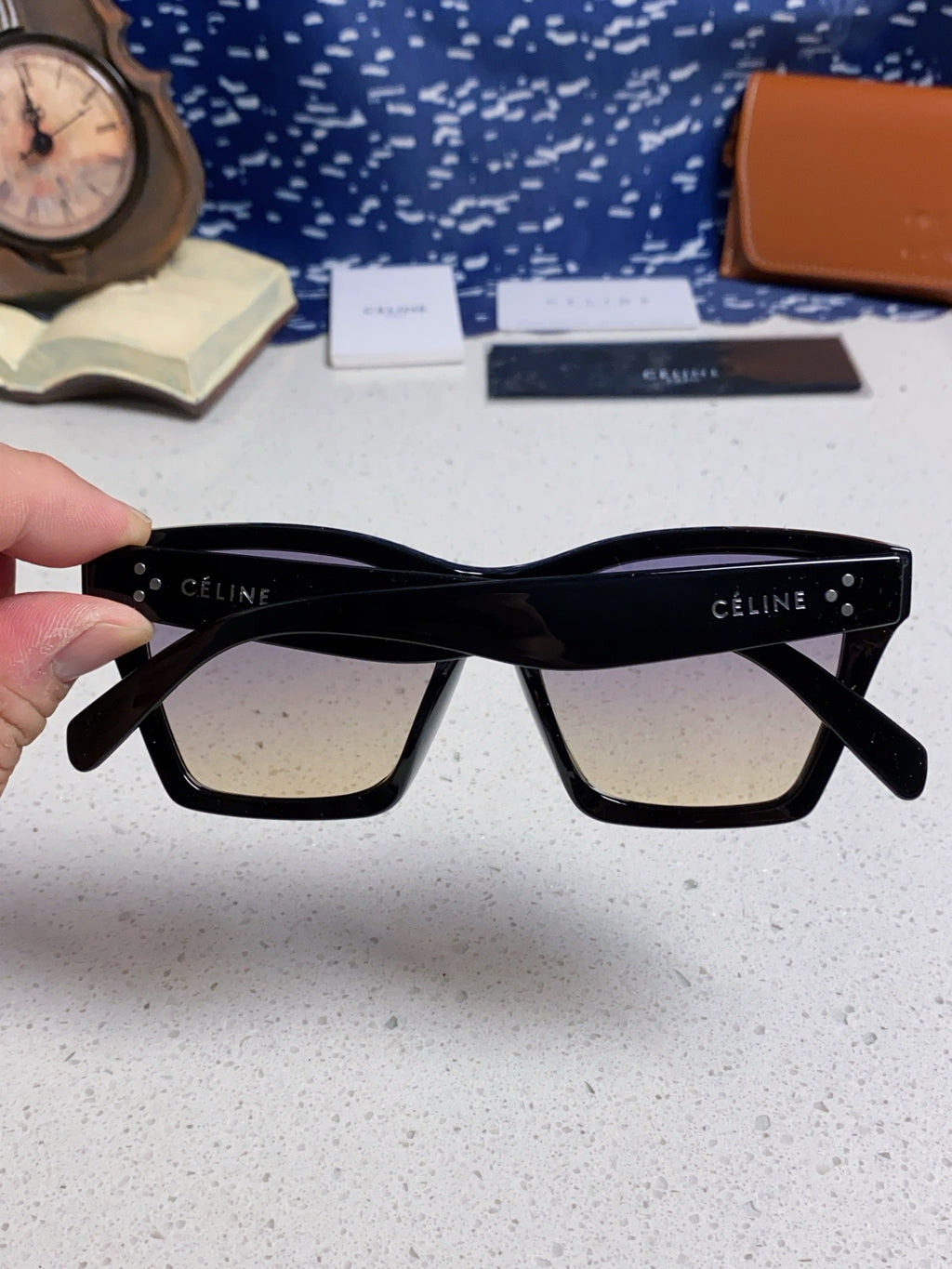 Celine Square Silver Lens Sunglasses for Men & Women - 486950 - detail image 5