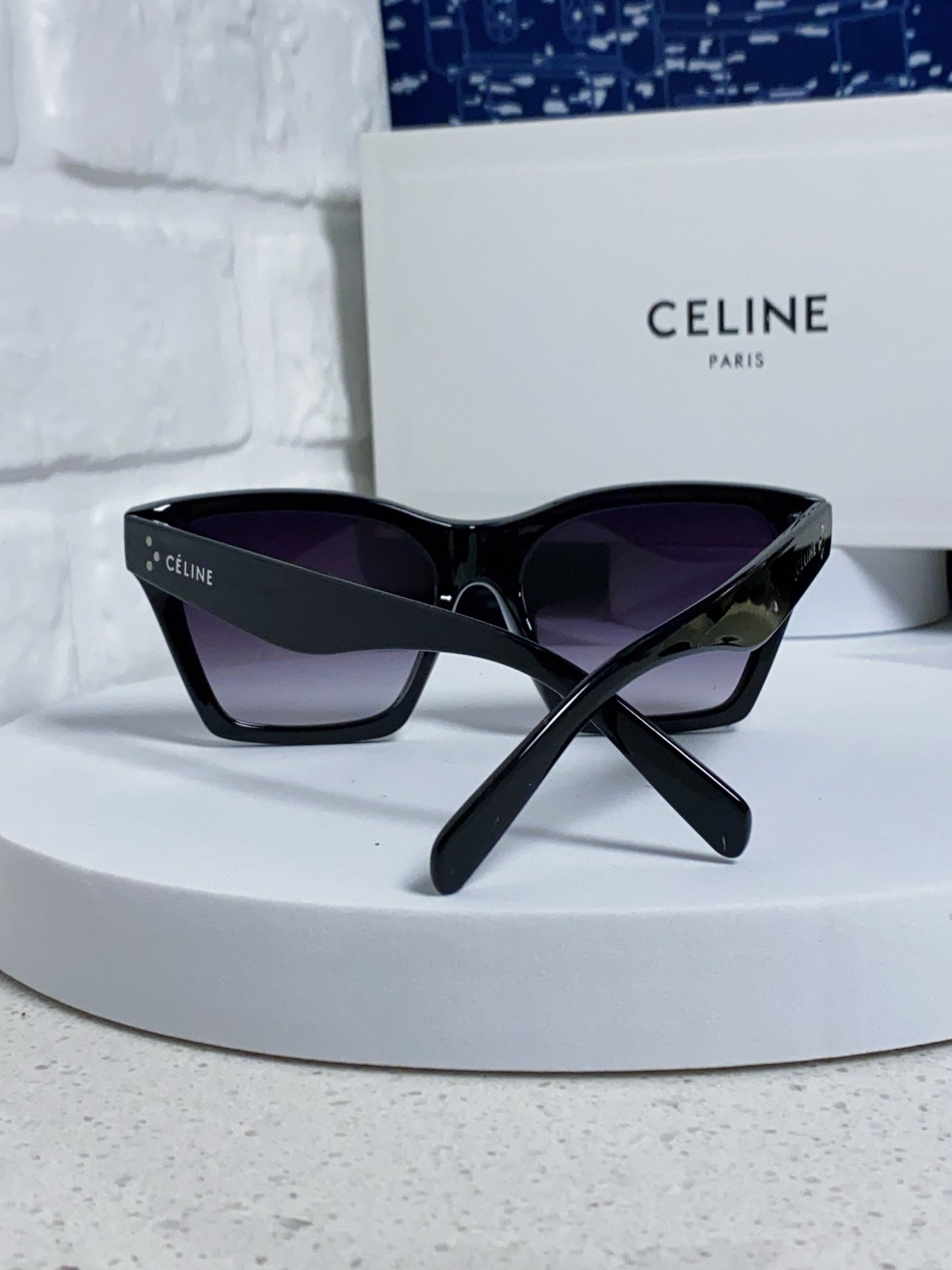Celine Square Black Lens Sunglasses for Men & Women - 486951 - detail image 3